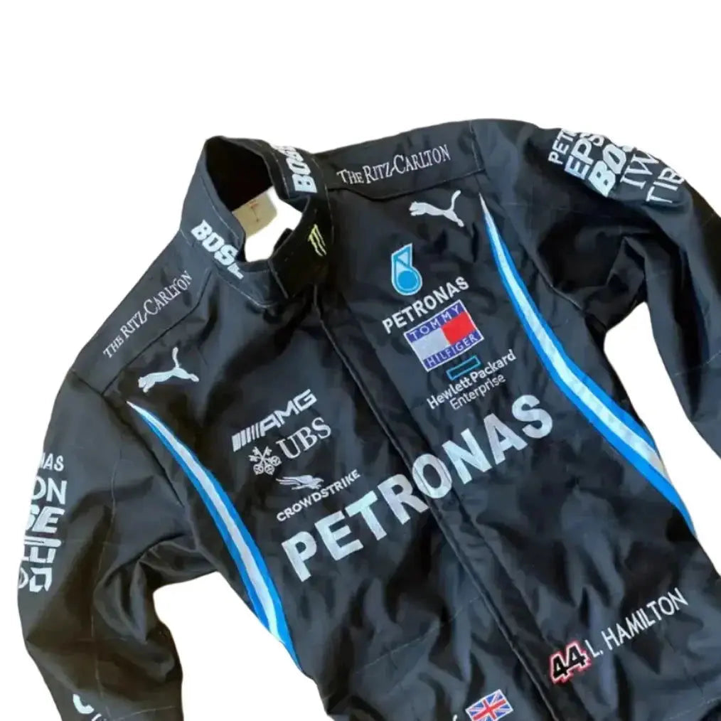 2020 Lewis Hamilton Mercedes AMG F1 Embroidery Race Suit image 4