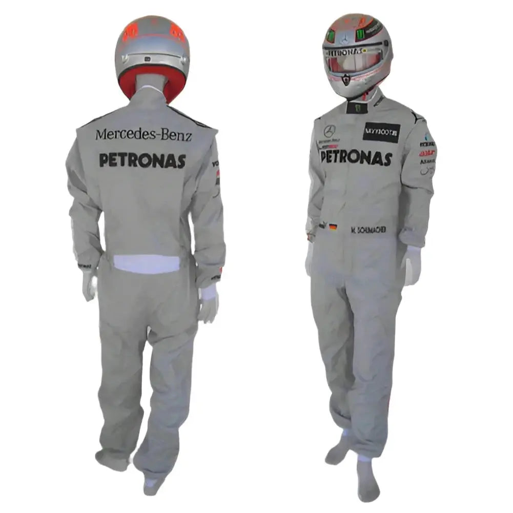 2012 Michael Schumacher Mercedes Benz F1 Embroidered Race Suit image 1