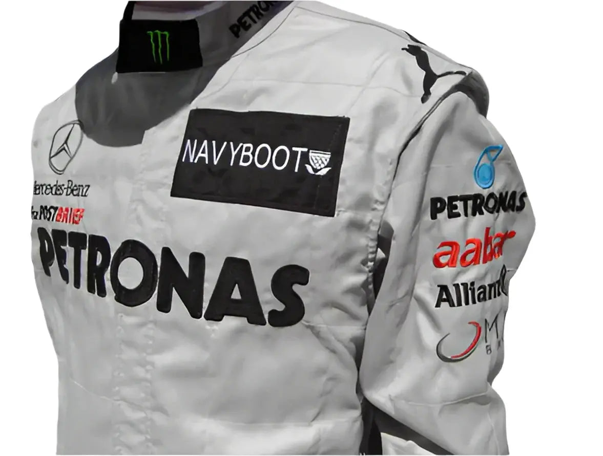 2012 Michael Schumacher Mercedes Benz F1 Embroidered Race Suit image 3