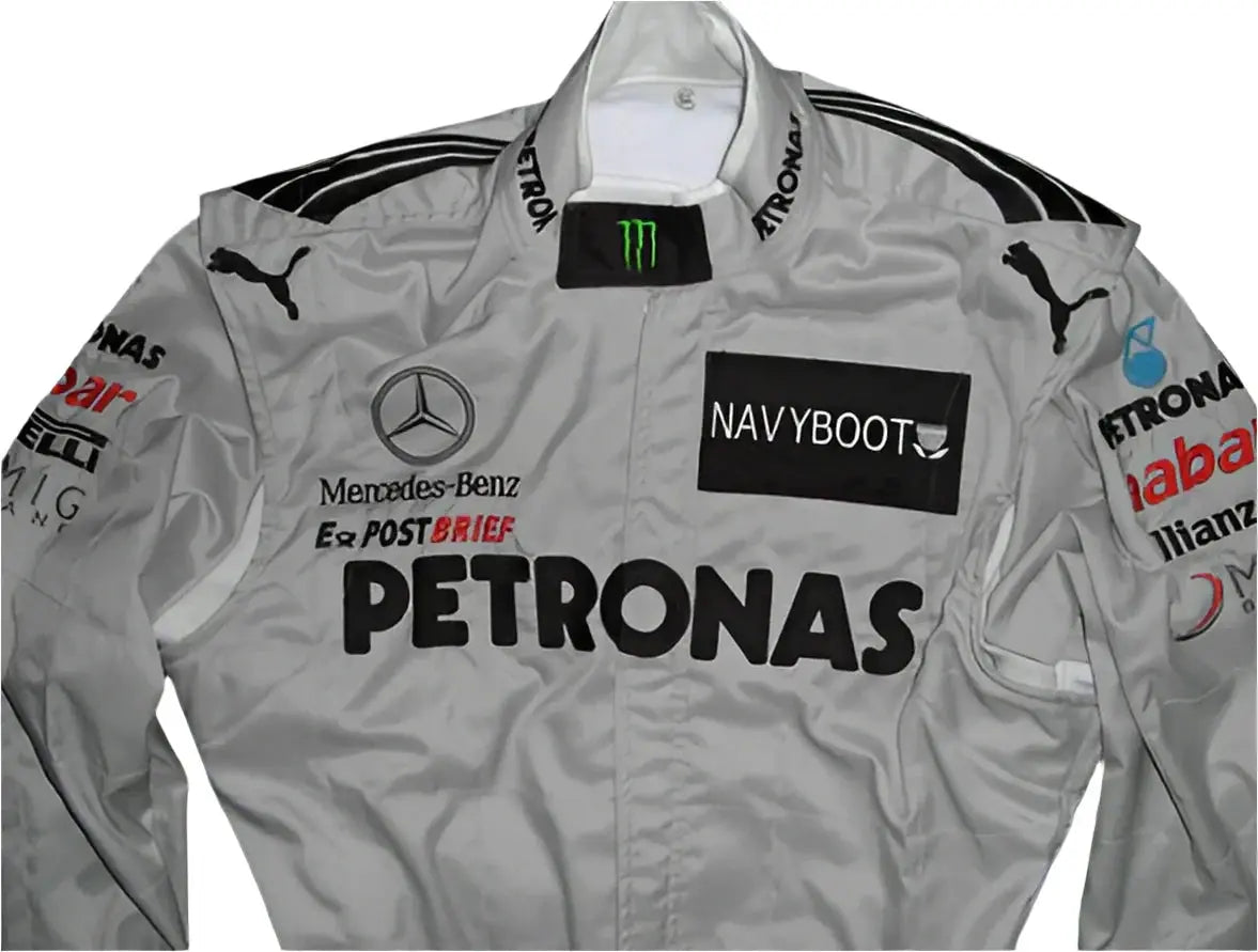2012 Michael Schumacher Mercedes Benz F1 Embroidered Race Suit image 5
