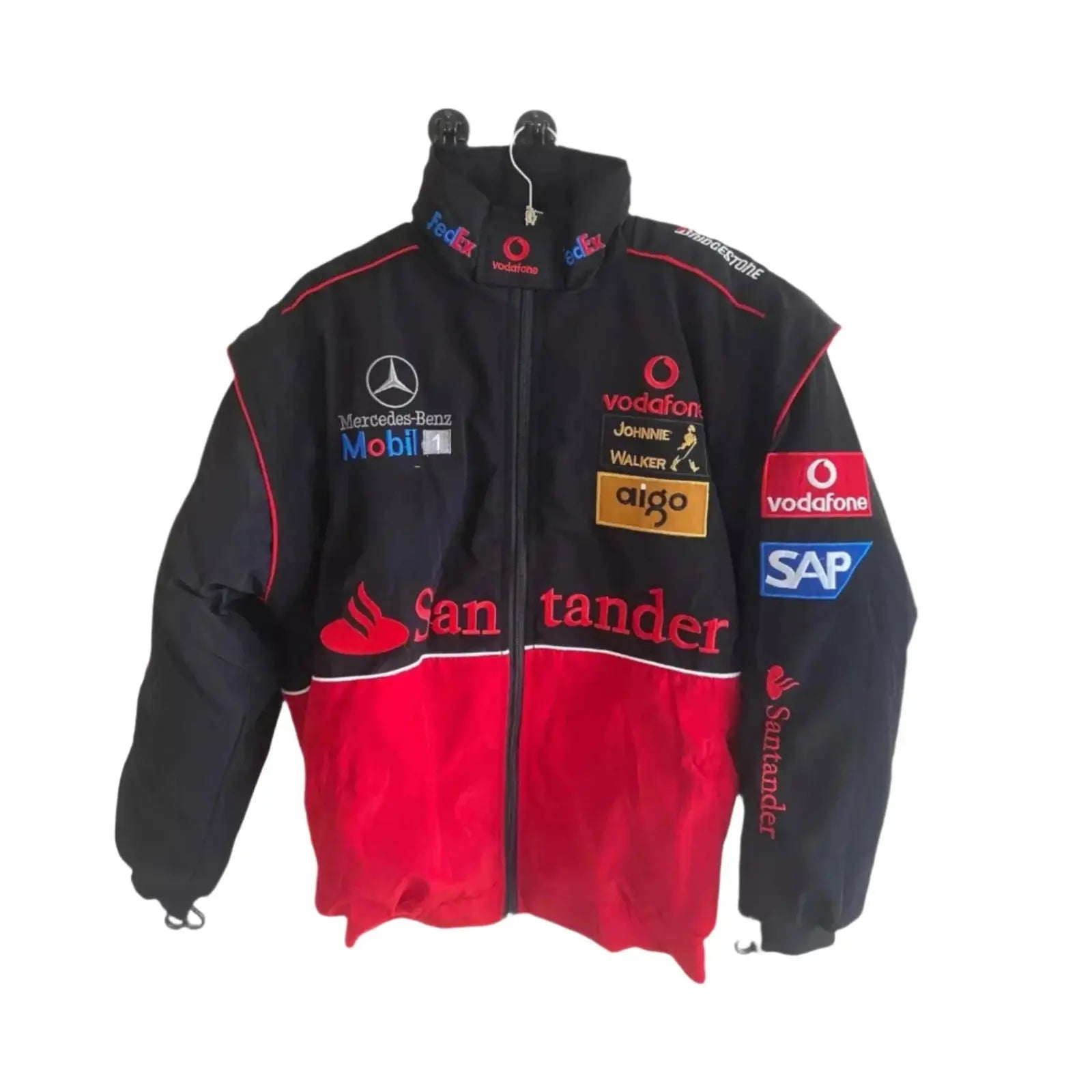 Vintage Mercedes AMG F1 Racing Bomber Jacket image 1
