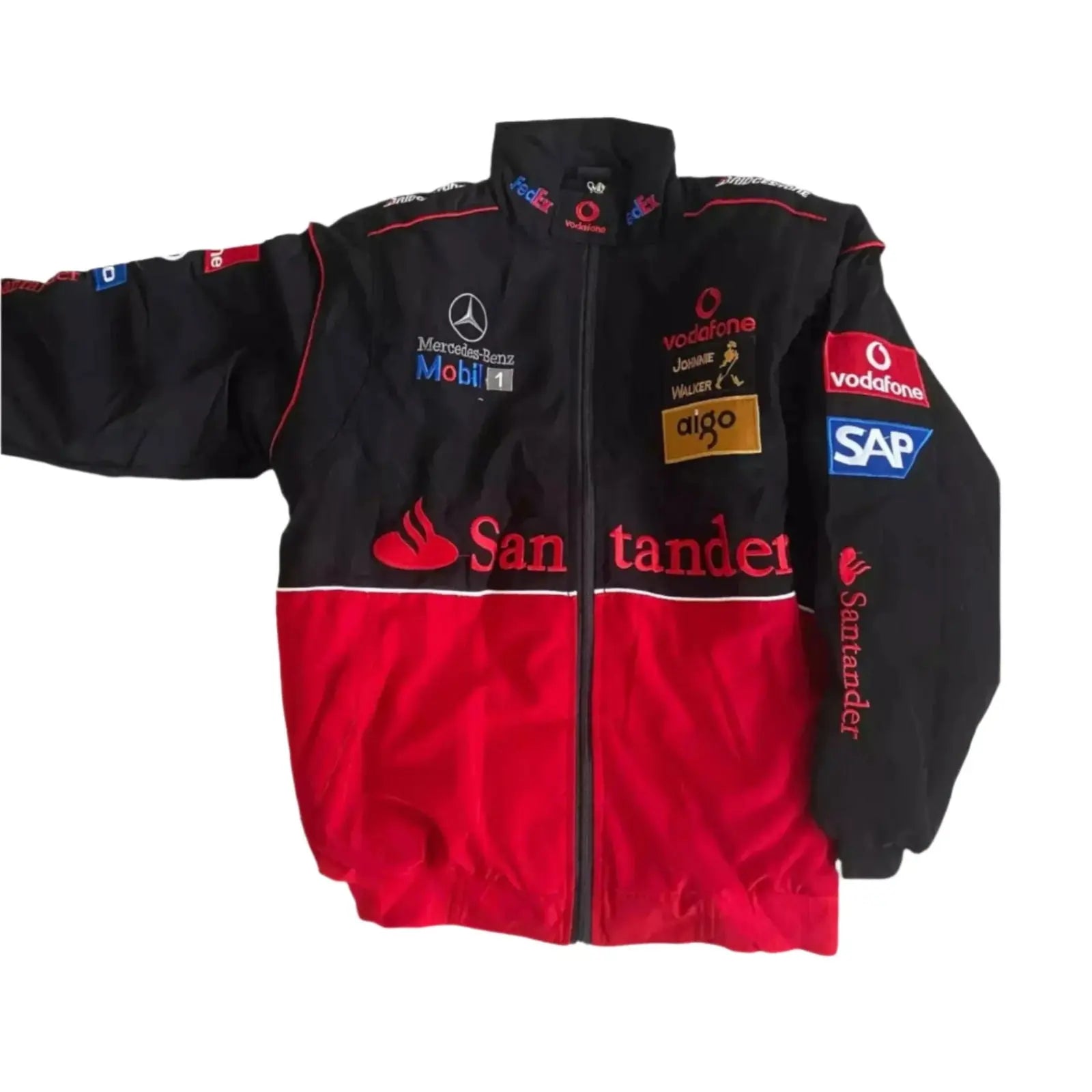 Vintage Mercedes AMG F1 Racing Bomber Jacket image 2