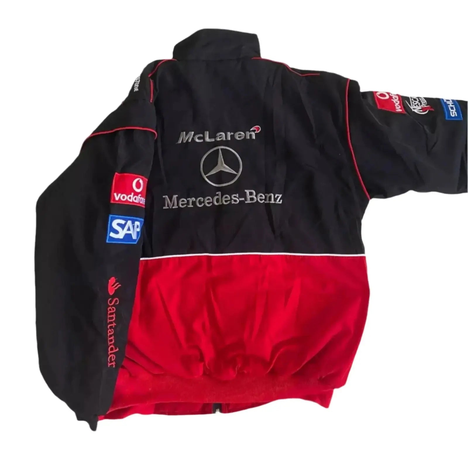 Vintage Mercedes AMG F1 Racing Bomber Jacket image 3