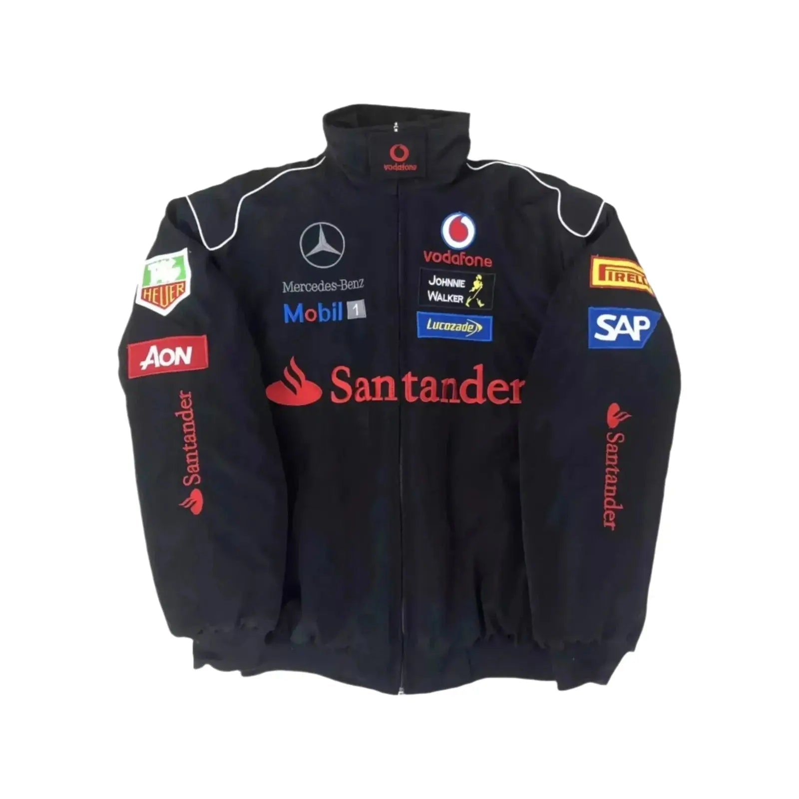Vintage Edition Black Mercedes F1 Jacket image 1