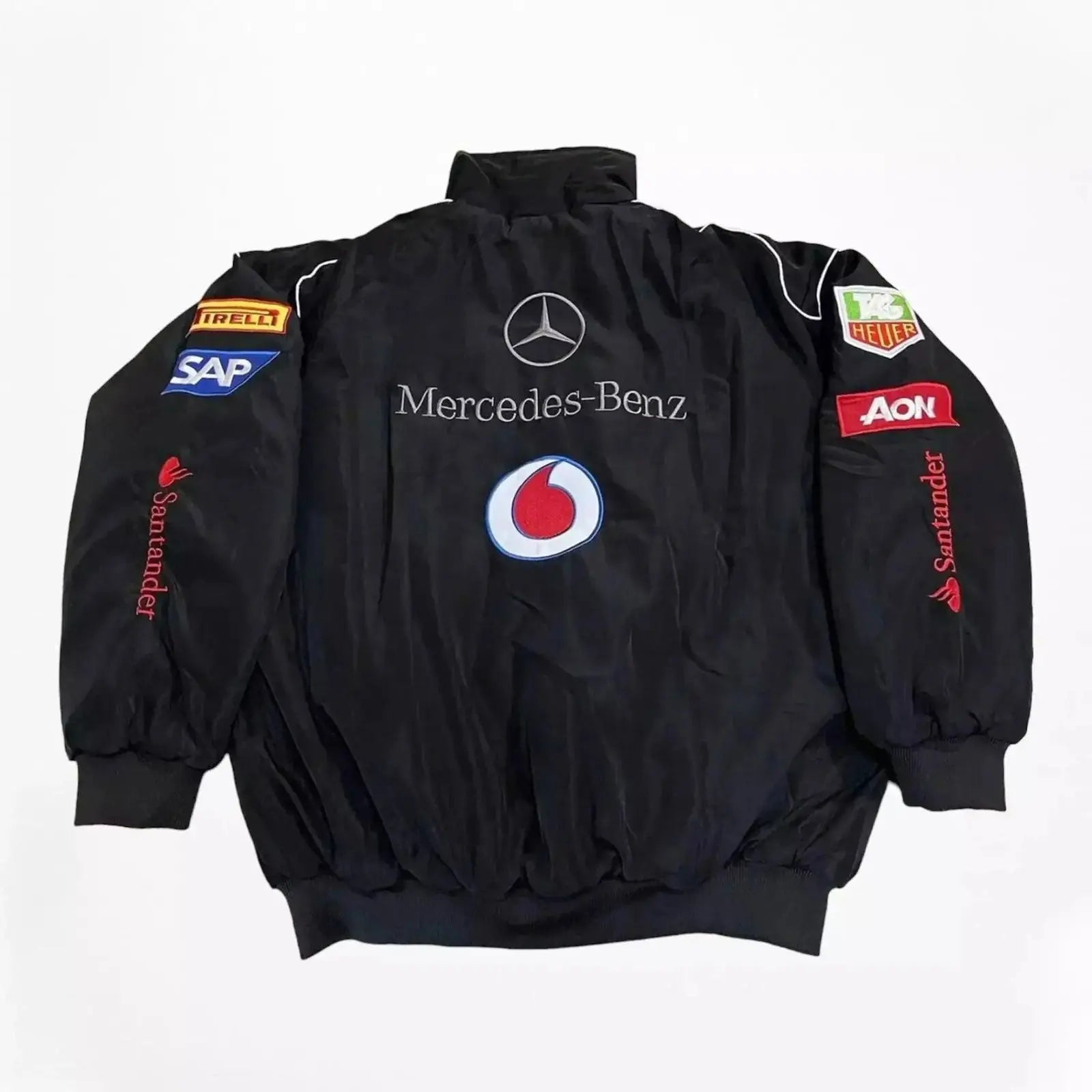 Vintage Mercedes-Benz F1 Embroidered Retro Racing Jacket image 2