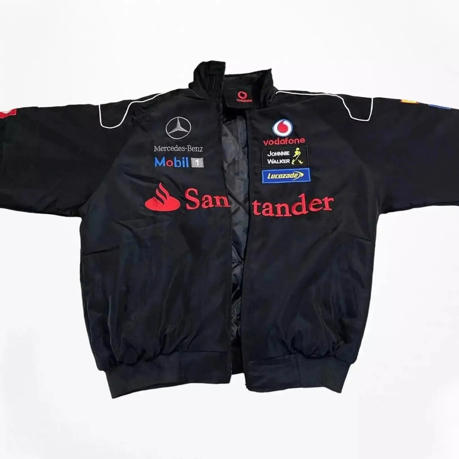 Vintage Mercedes-Benz F1 Embroidered Retro Racing Jacket image 3