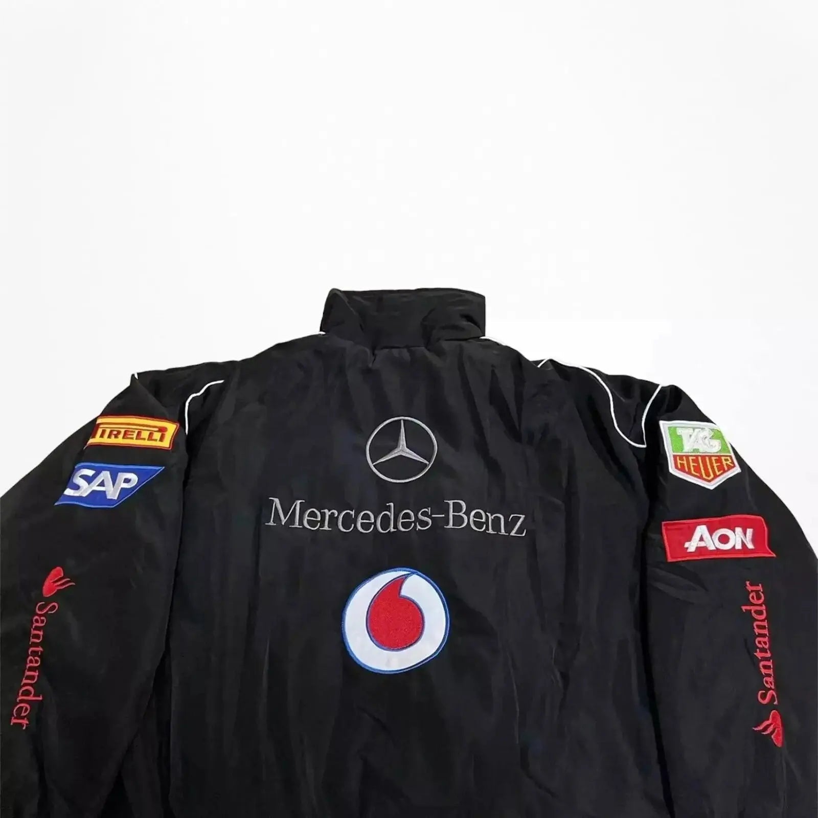 Vintage Mercedes-Benz F1 Embroidered Retro Racing Jacket image 5