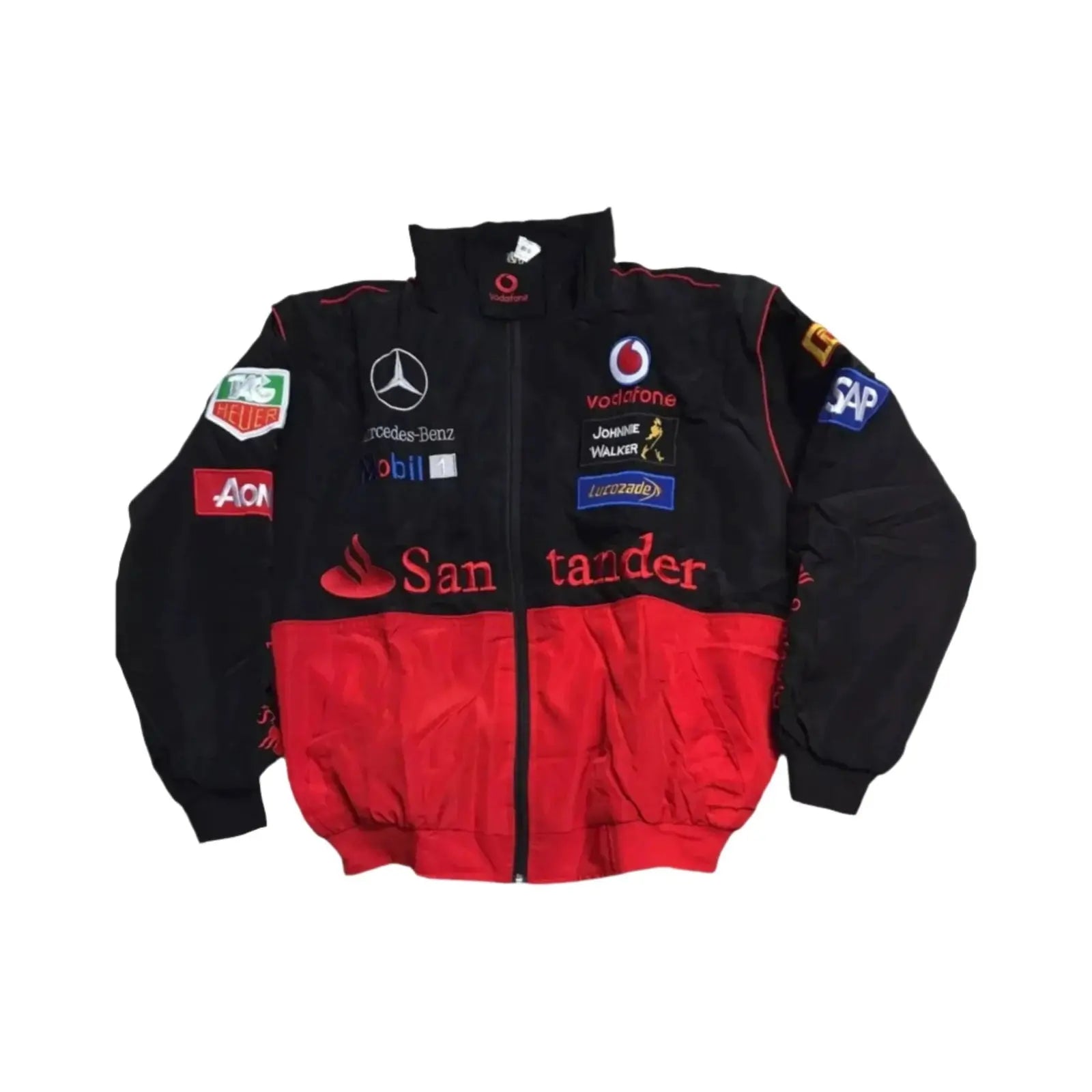 Mercedes AMG Petronas F1 Racing Jacket - Embroidered Logo Coat image 1