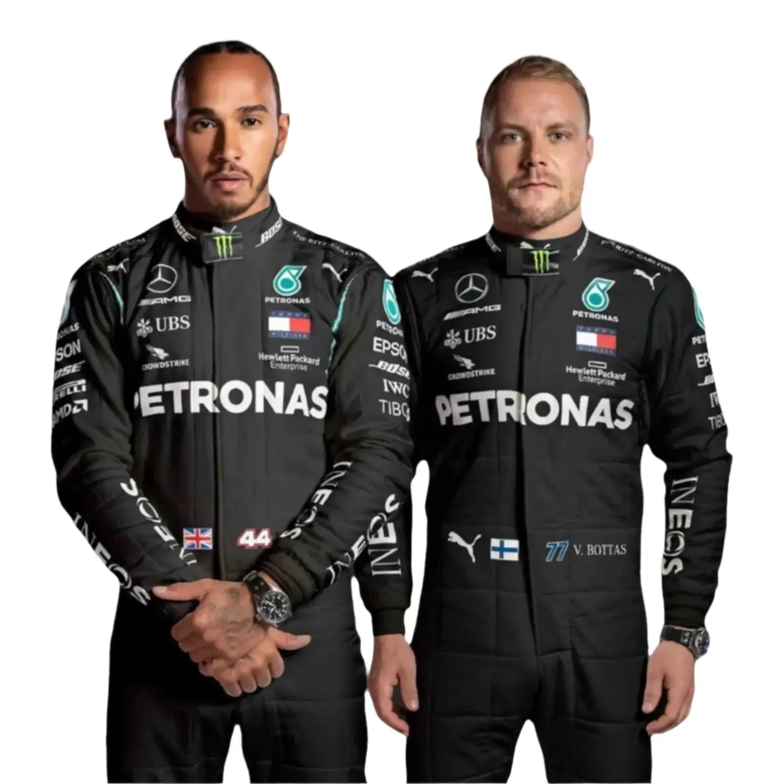 2020 Lewis Hamilton Mercedes AMG Petronas F1 Team Race Suit image 1