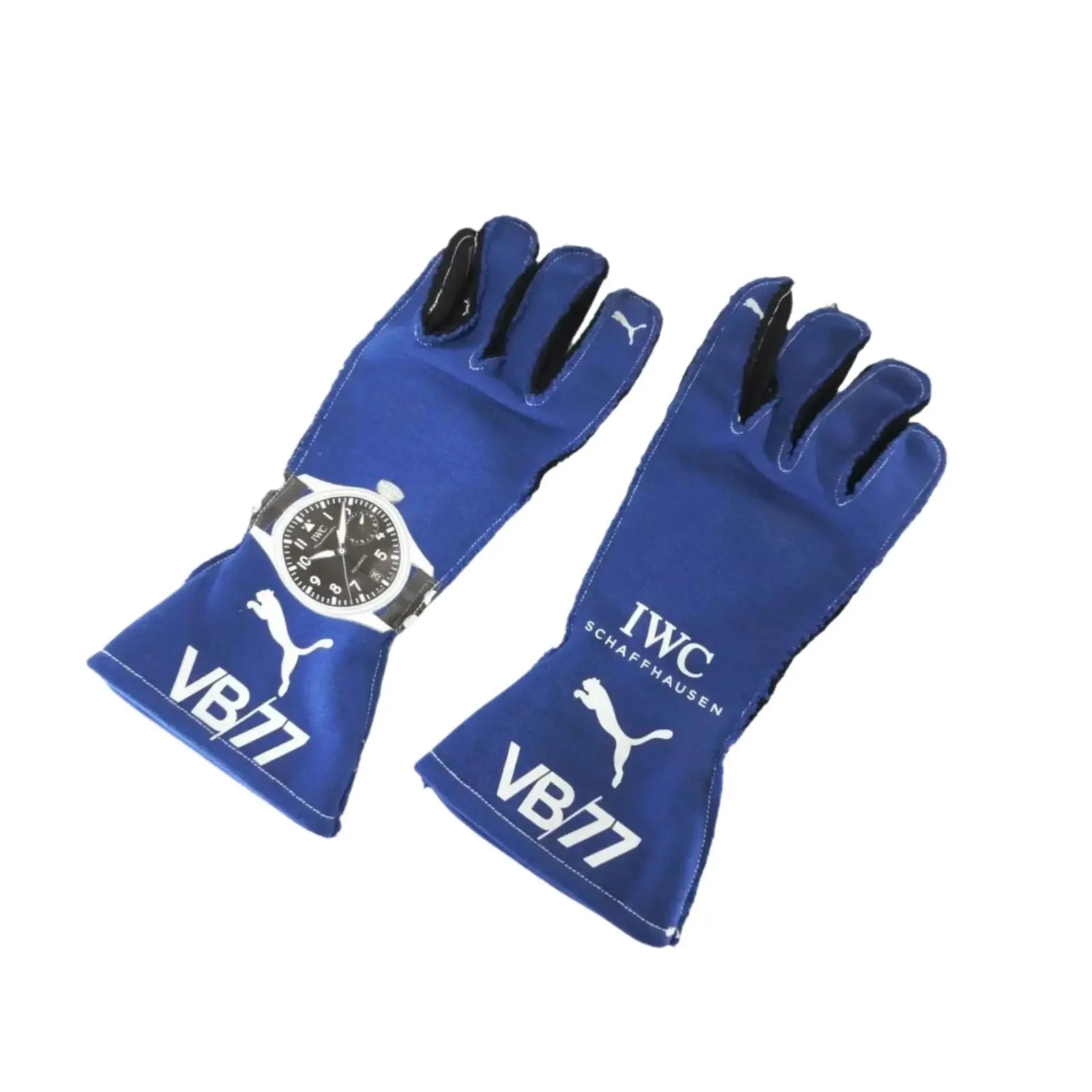 2018 Mercedes AMG Valtteri Bottas Formula One Race Gloves image 1