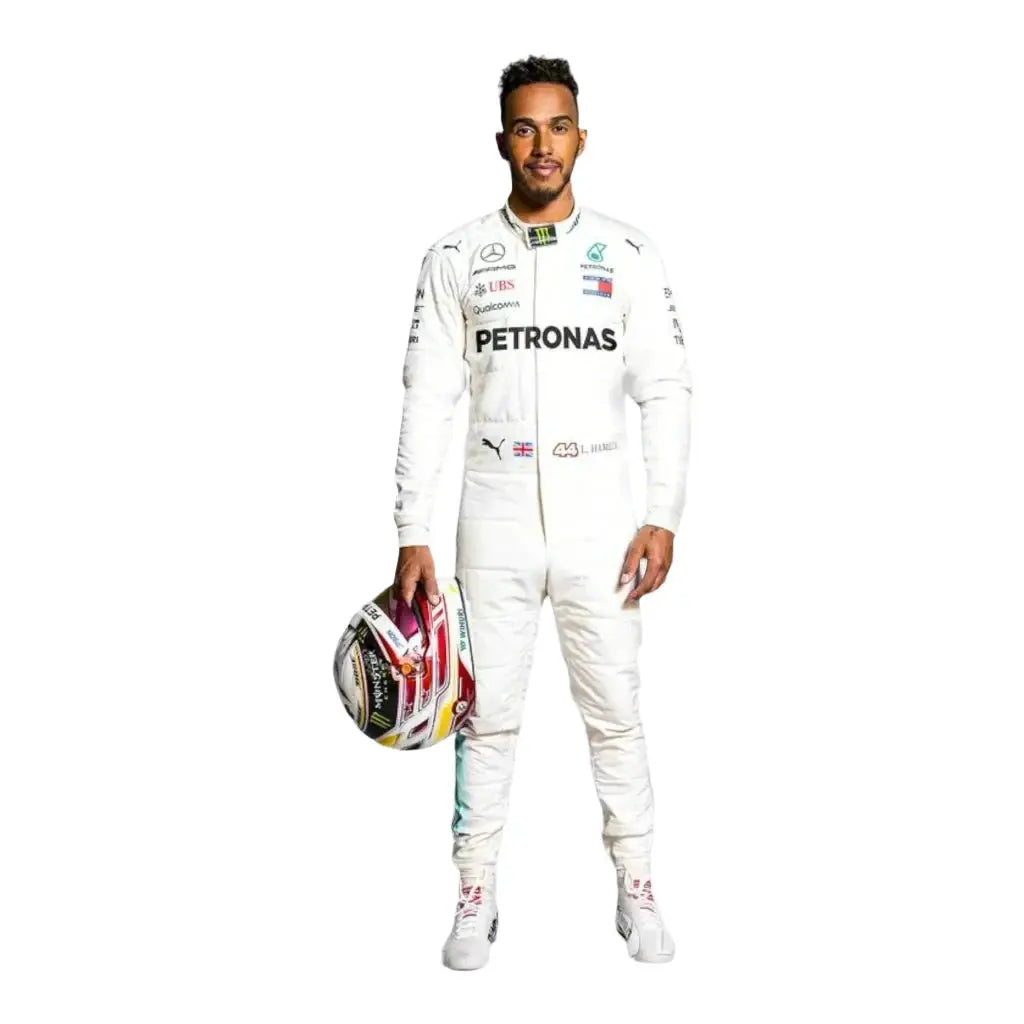 2018 LEWIS HAMILTON MERCEDES AMG F1 RACE SUIT image 1