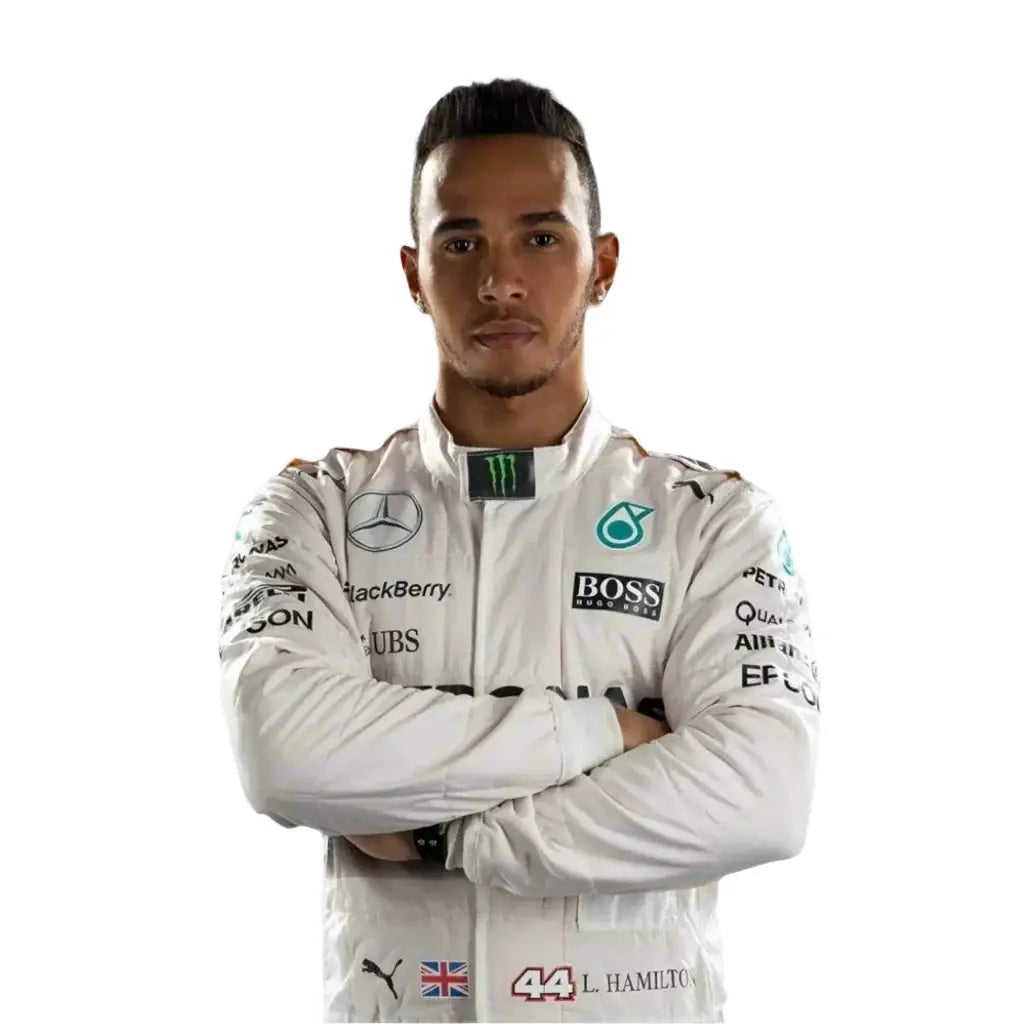 2018 LEWIS HAMILTON MERCEDES AMG F1 RACE SUIT image 3
