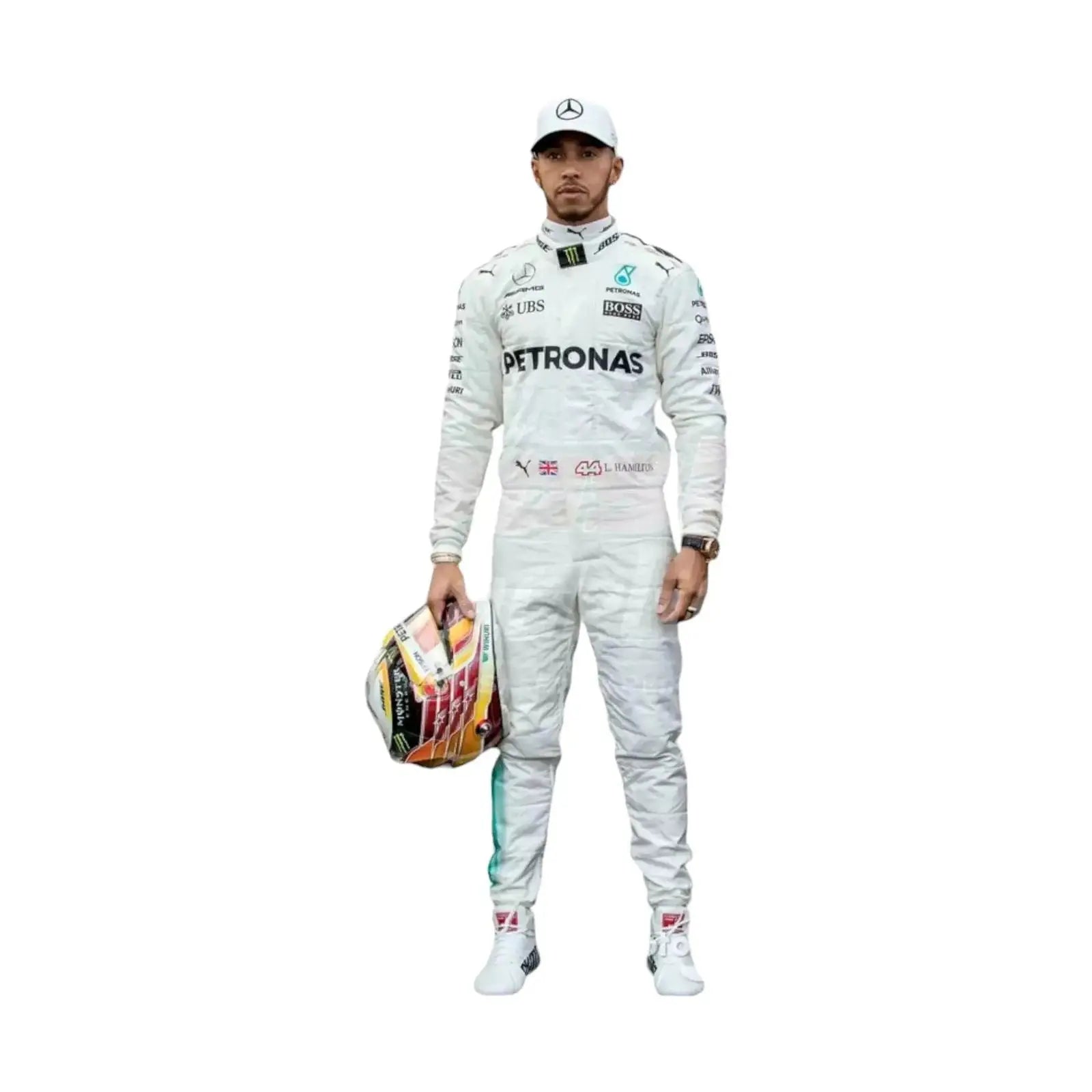 2017 Lewis Hamilton Mercedes-Benz F1 Racing Suit image 1