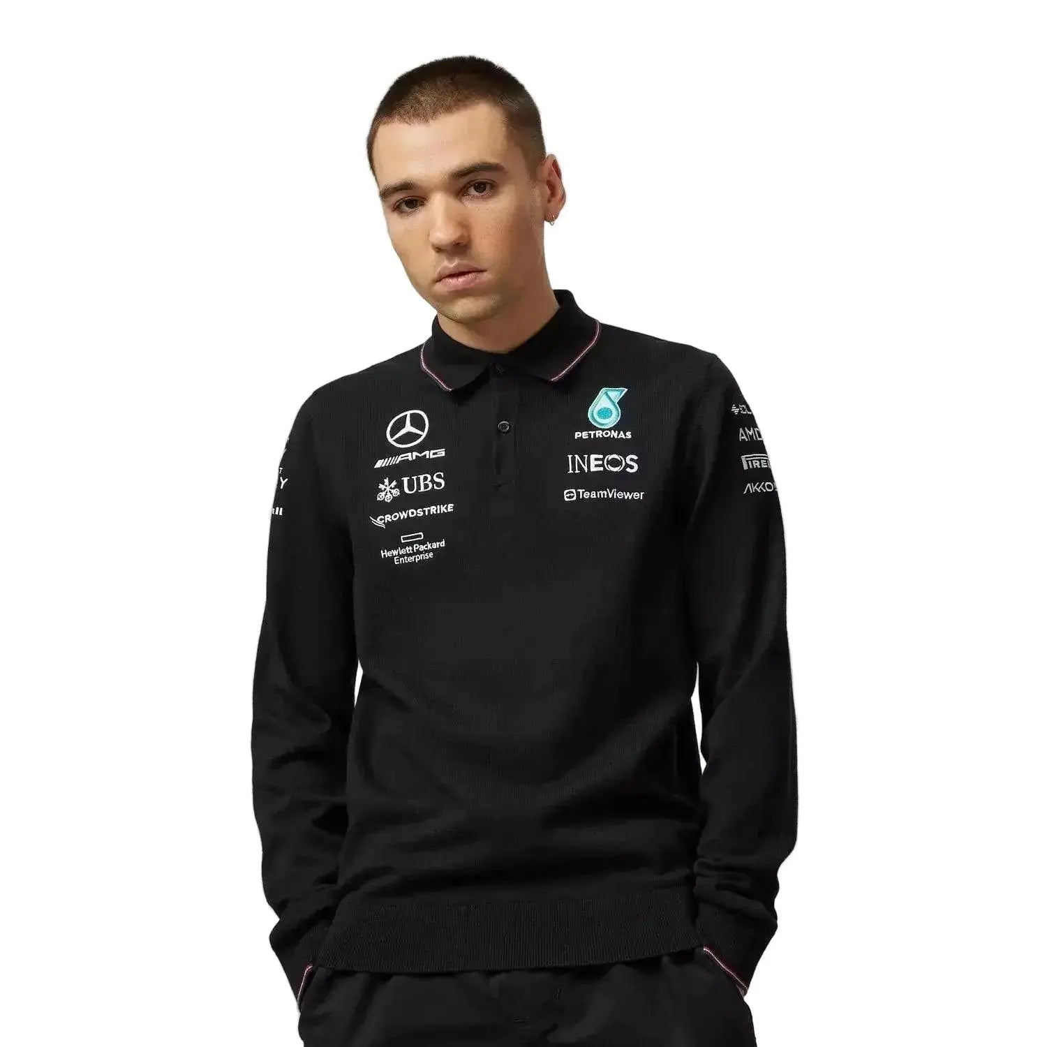 Mercedes-AMG Petronas 2023 Team Longsleeve Polo image 5