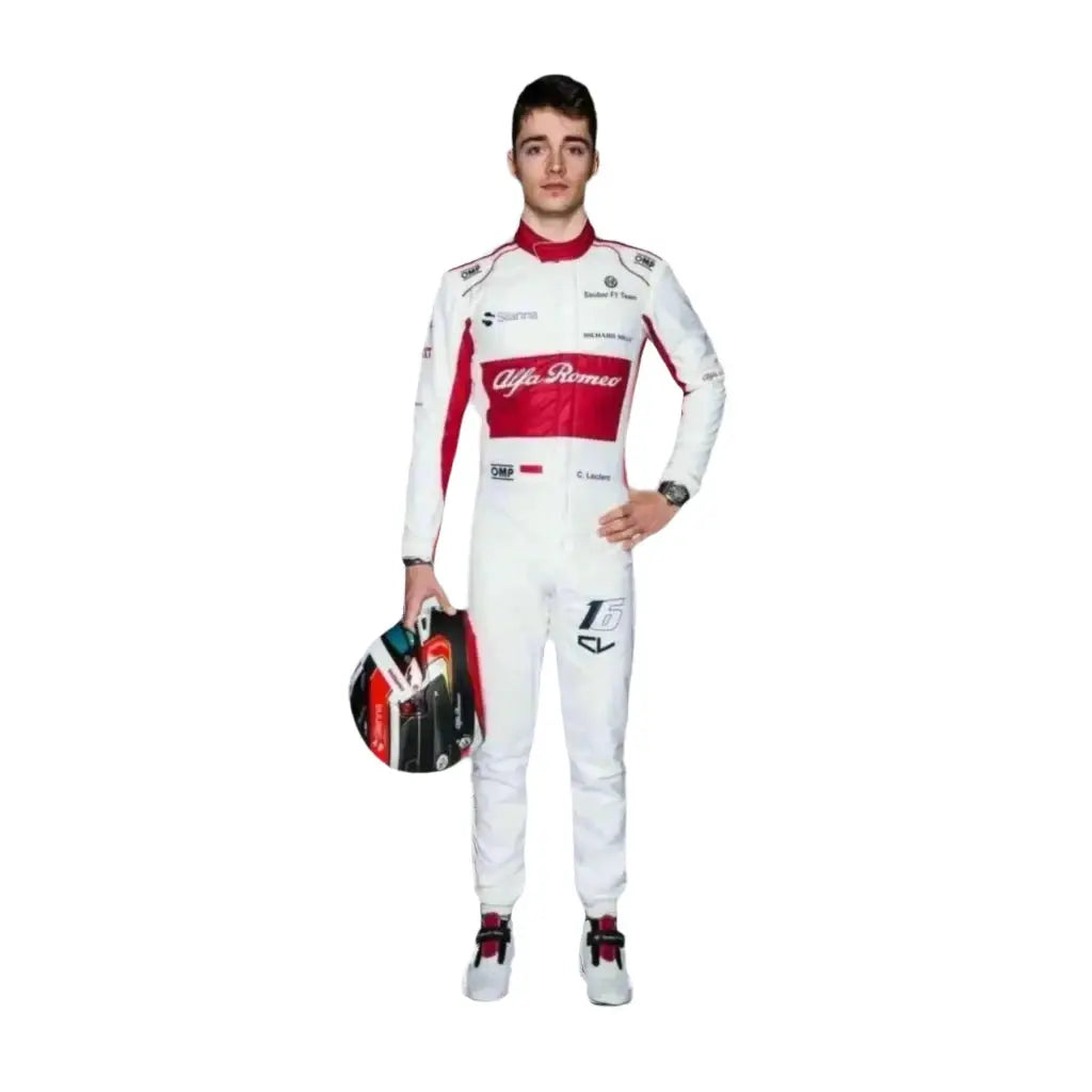 2018 Charles Leclerc Alfa Romeo Sauber F1 Suit image 1