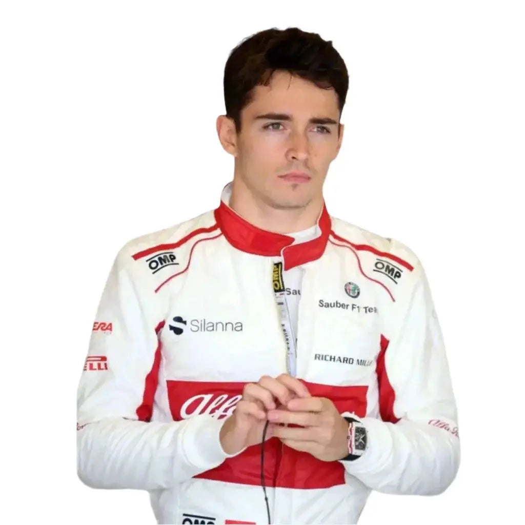 2018 Charles Leclerc Alfa Romeo Sauber F1 Suit image 3