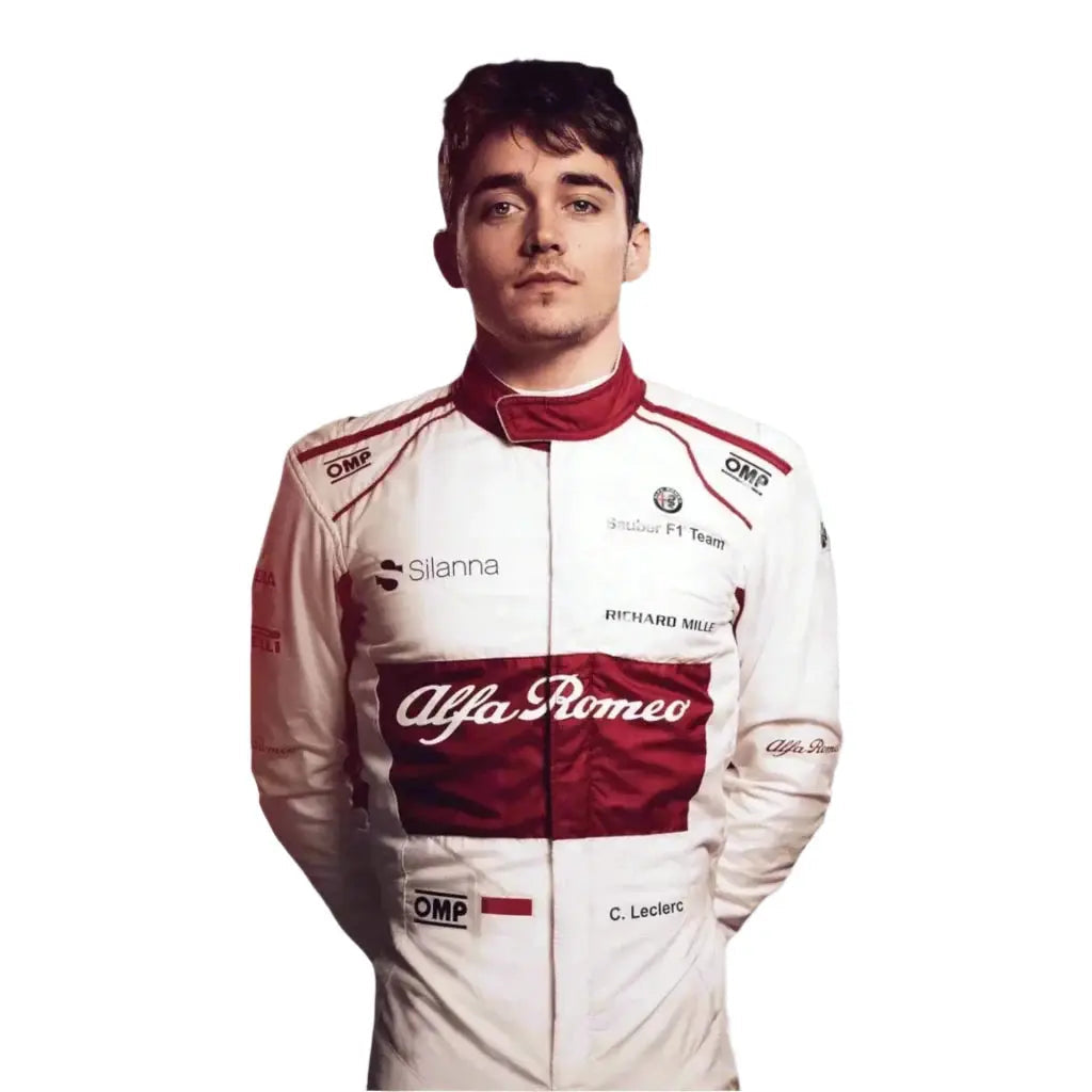 2018 Charles Leclerc Alfa Romeo Sauber F1 Suit image 4