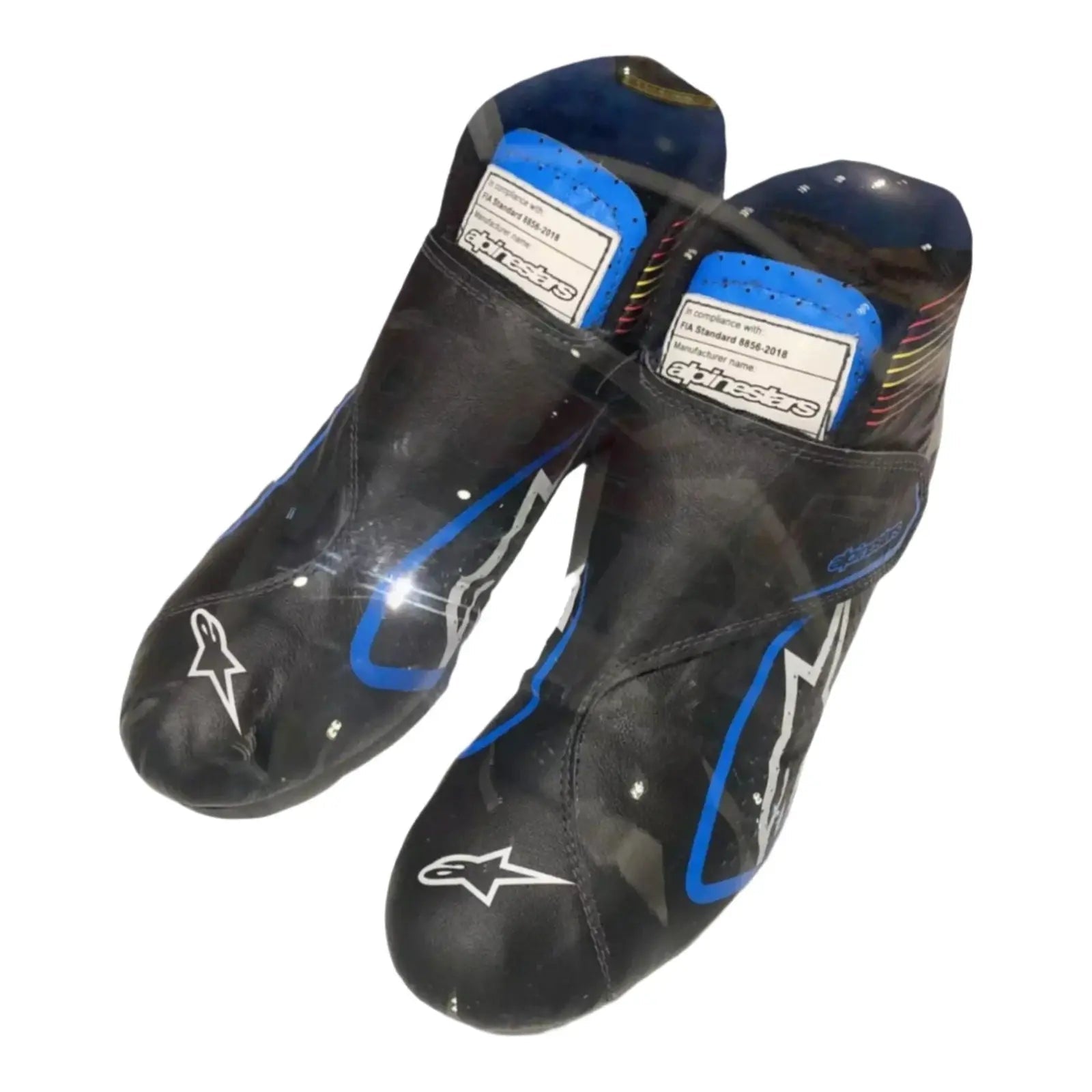2019 GEORGE RUSSELL Williams Racing F1 Race Boots _ Mercedes AMG image 1