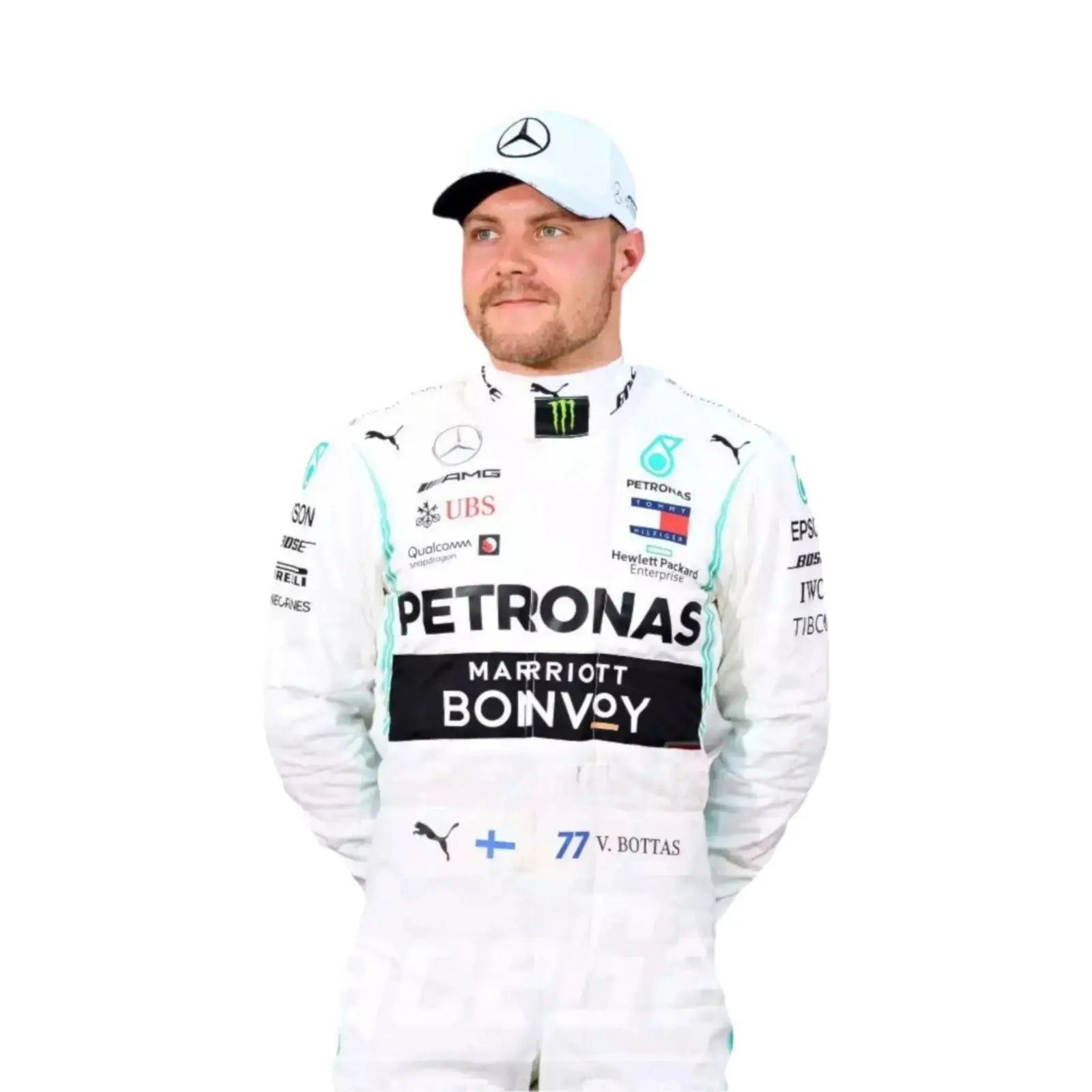 2020 Valtteri Bottas Mercedes AMG F1 Race Suit image 3