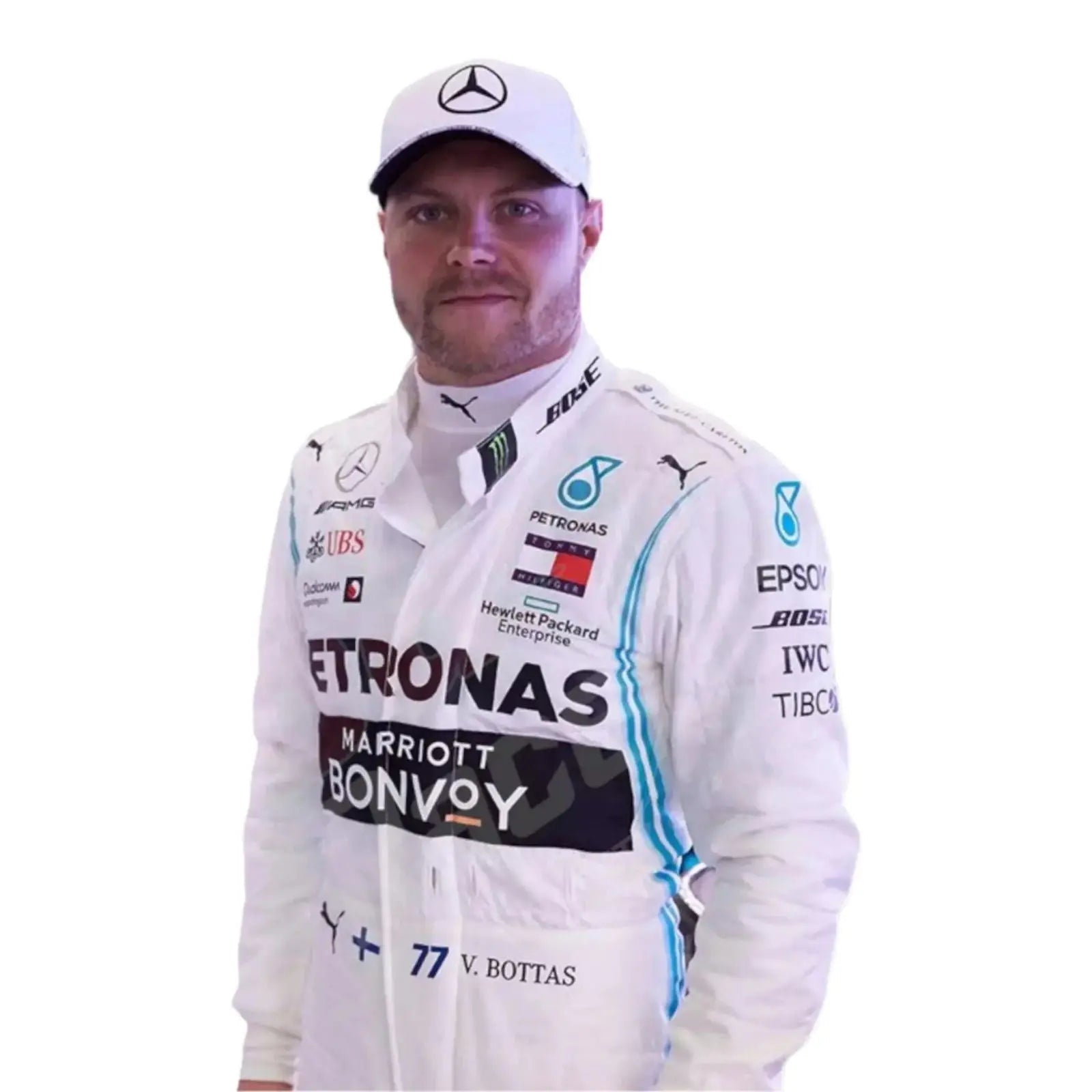 2020 Valtteri Bottas Mercedes AMG F1 Race Suit image 4