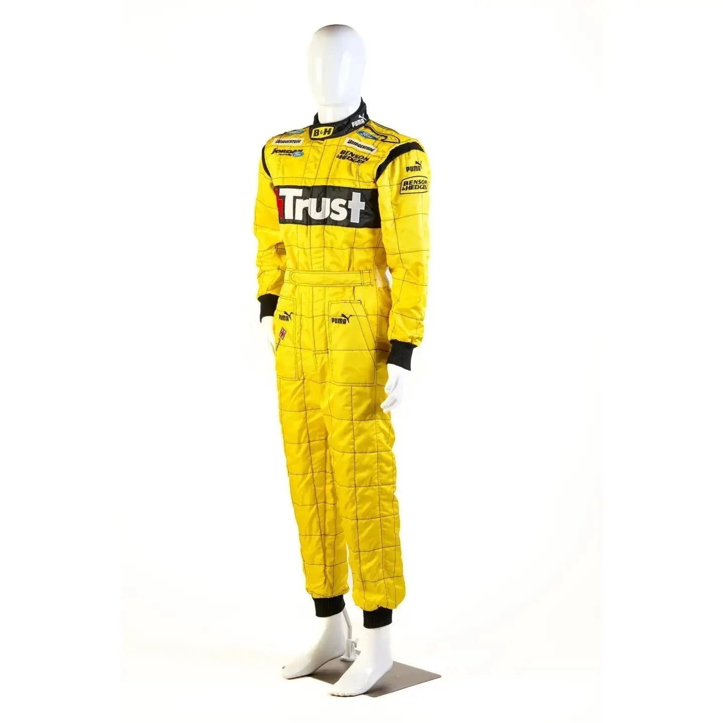 2004 Jordan Ford Nigel Mansell Race Suit - Benson & Hedges Sparco image 1