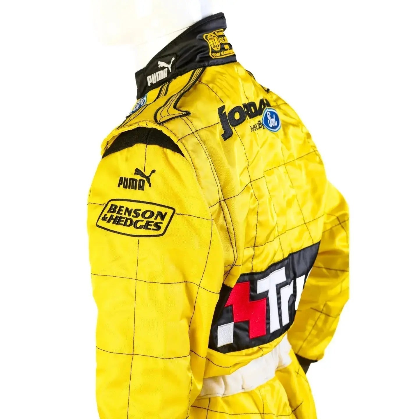 2004 Jordan Ford Nigel Mansell Race Suit - Benson & Hedges Sparco image 5