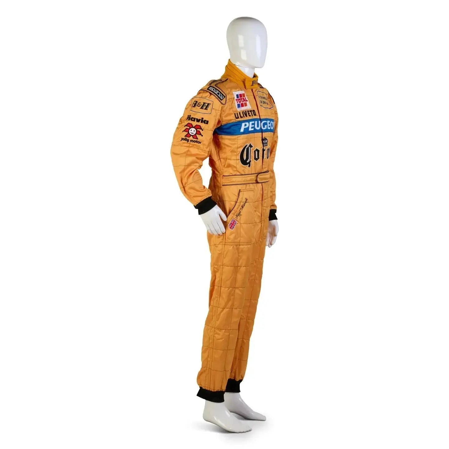 1996 Jordan Peugeot Benson & Hedges Sparco Formula 1 Nigel Mansell Race Suit image 3