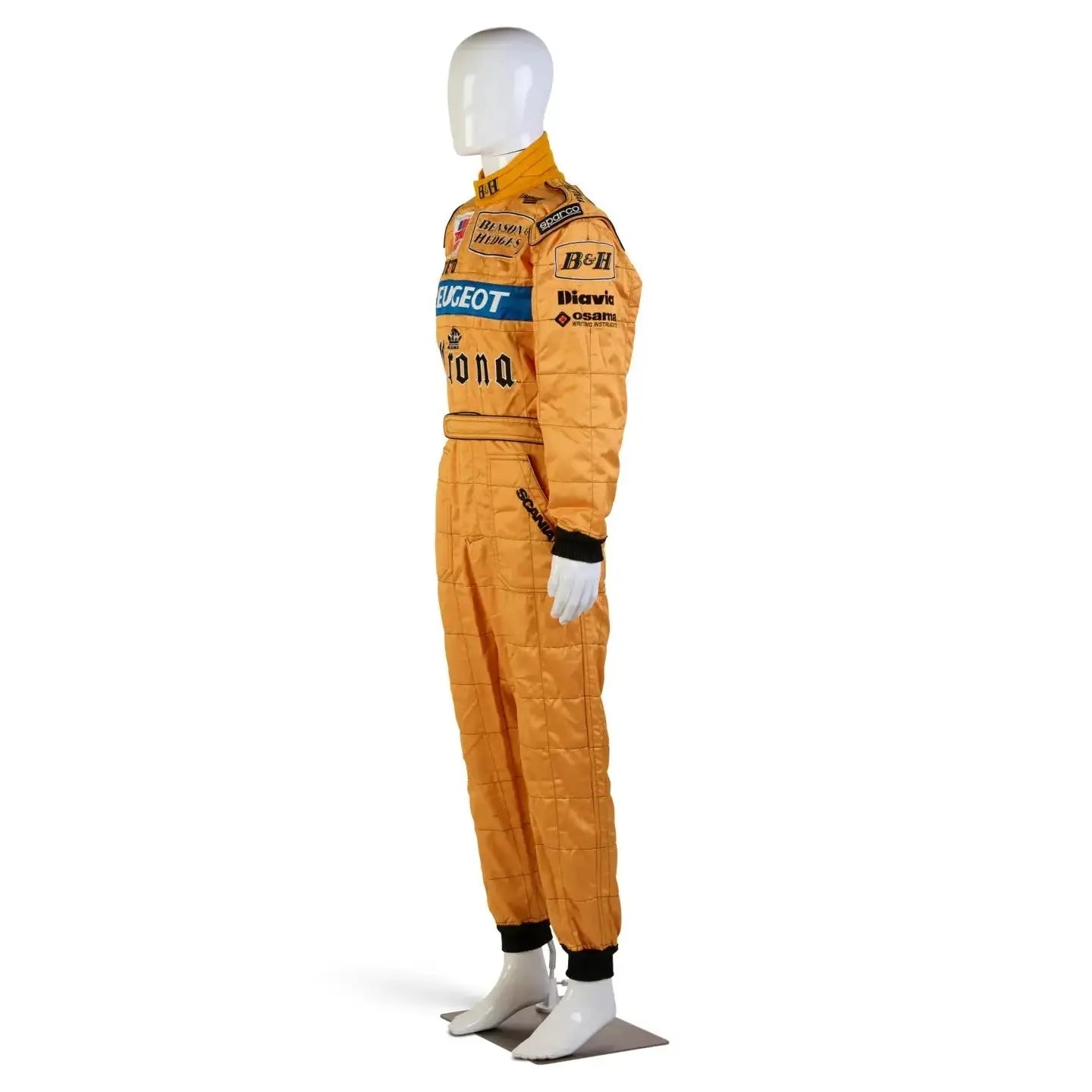 1996 Jordan Peugeot Benson & Hedges Sparco Formula 1 Nigel Mansell Race Suit image 4