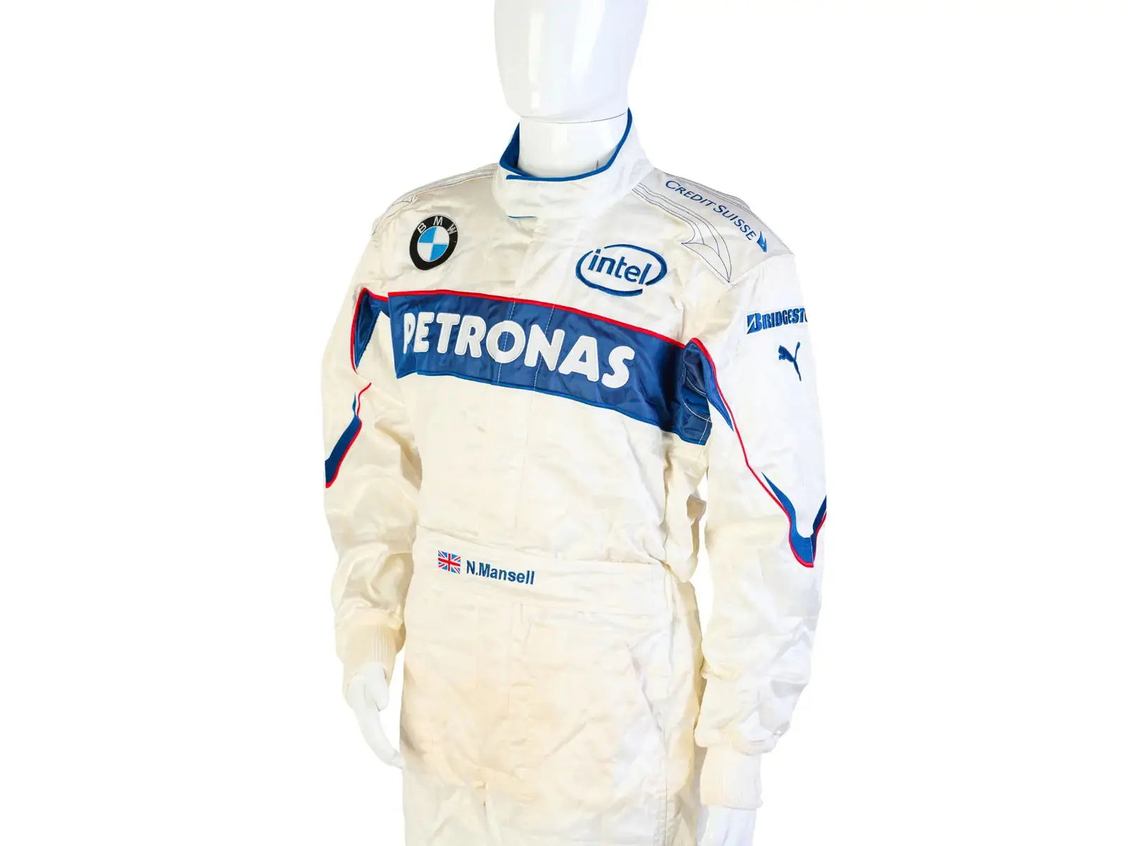 2007 BMW Sauber Formula 1 Puma NIGEL MANSELL’S Race Suit image 5