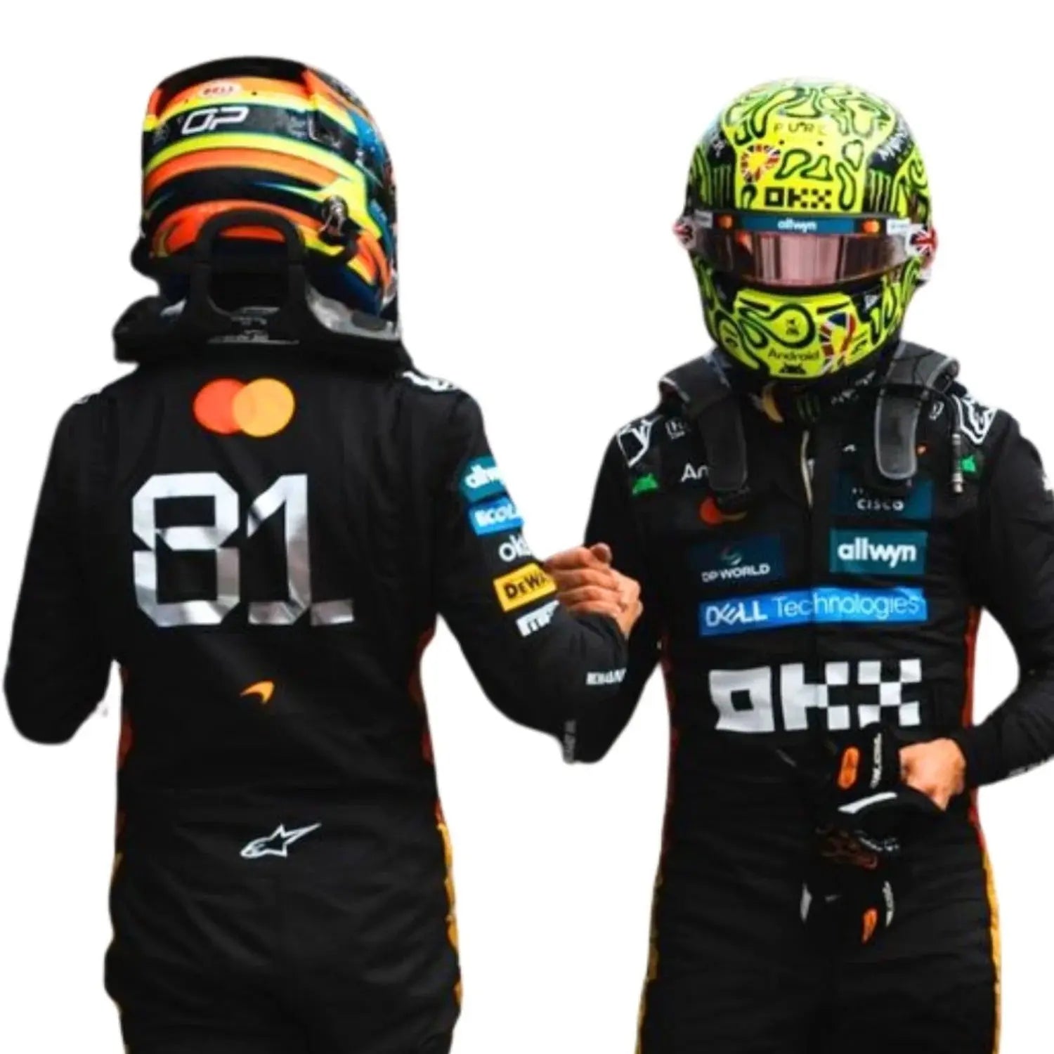 2025 F1 Racing Costume Worn by Lando Norris & Oscar Piastri - Silverstone British GP image 12