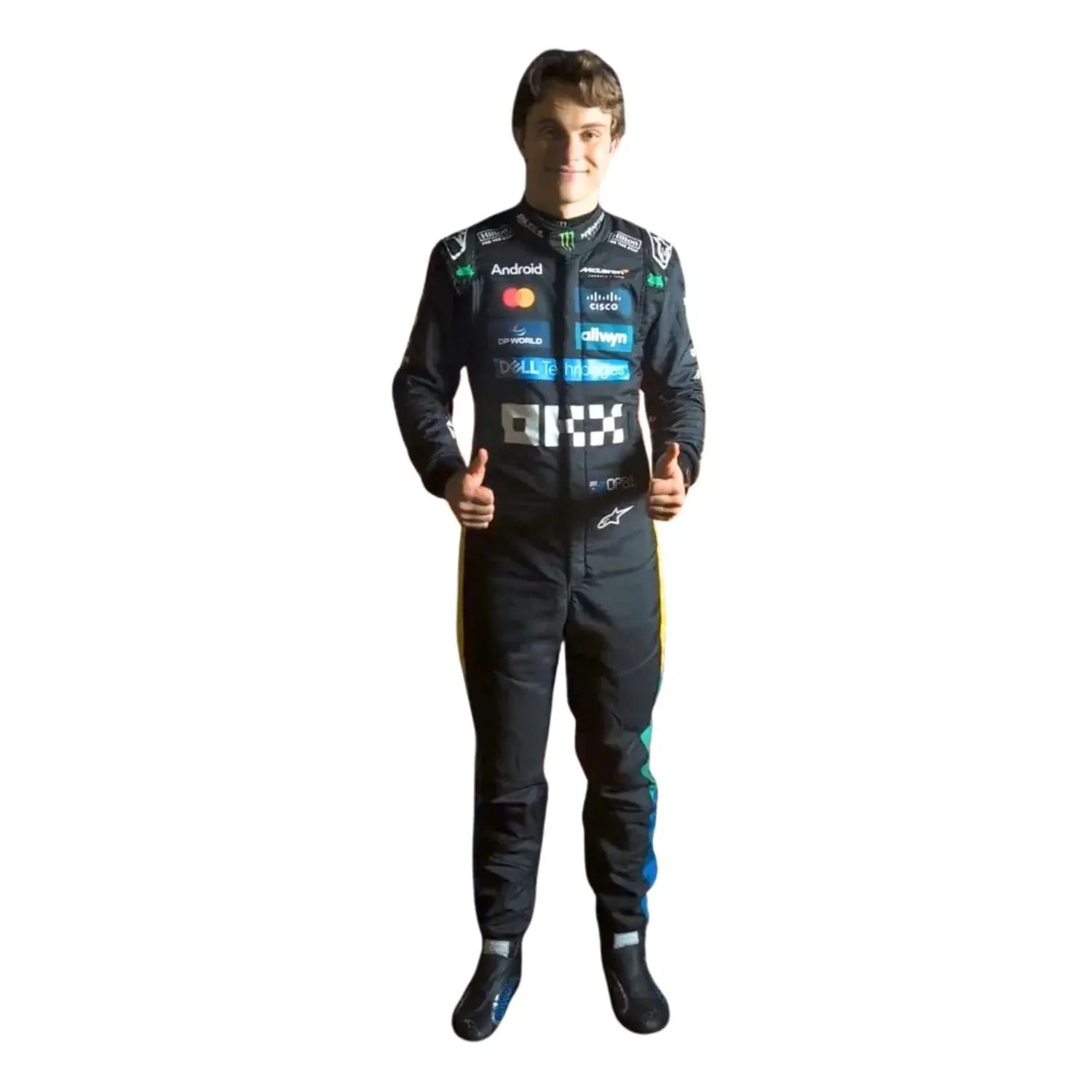 2025 F1 Racing Costume Worn by Lando Norris & Oscar Piastri - Silverstone British GP image 3