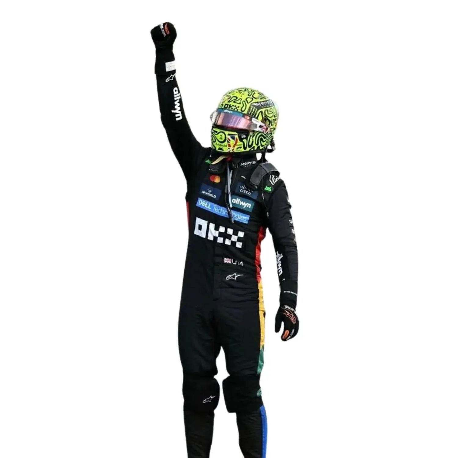 2025 F1 Racing Costume Worn by Lando Norris & Oscar Piastri - Silverstone British GP image 6