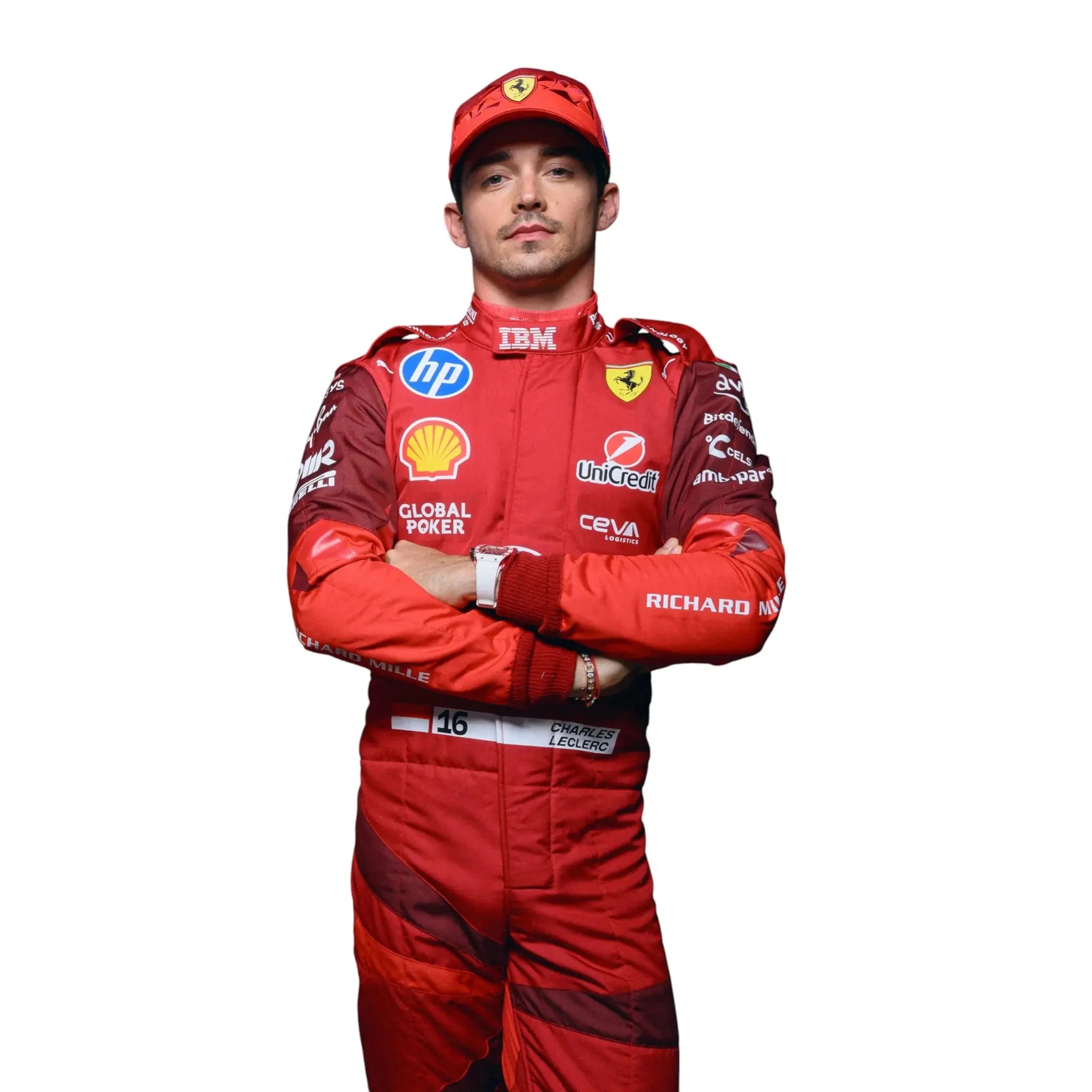 Charles Leclerc Scuderia Ferrari HP Las Vegas 2025 race suit image 3