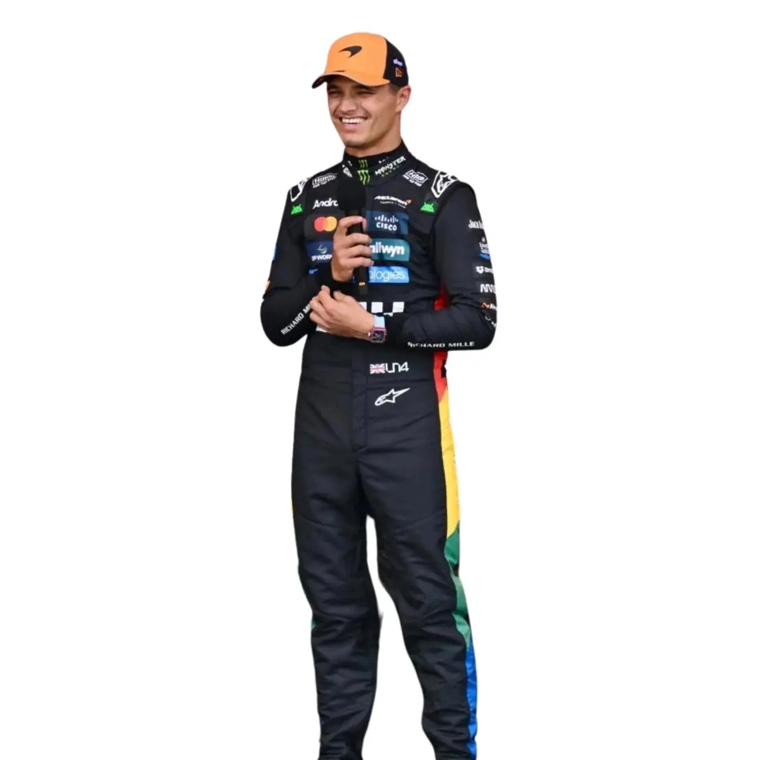 2025 F1 Racing Costume Worn by Lando Norris & Oscar Piastri - Abu dhabi GP image 1