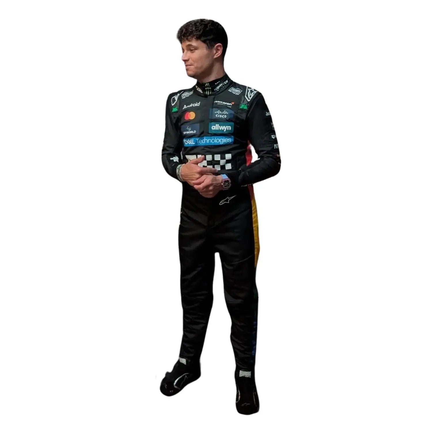 2025 F1 Racing Costume Worn by Lando Norris & Oscar Piastri - Abu dhabi GP image 2