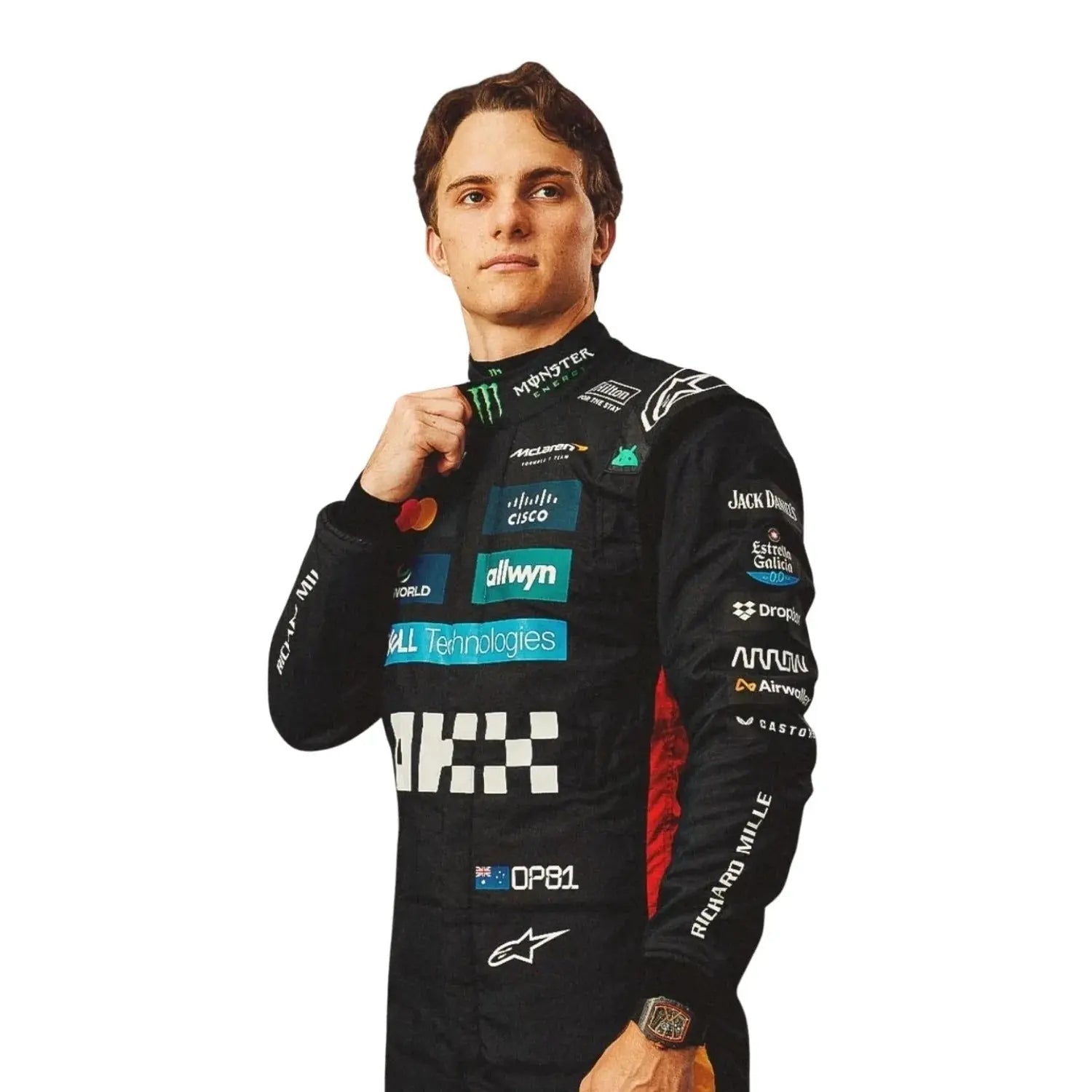 2025 F1 Racing Costume Worn by Lando Norris & Oscar Piastri - Abu dhabi GP image 9