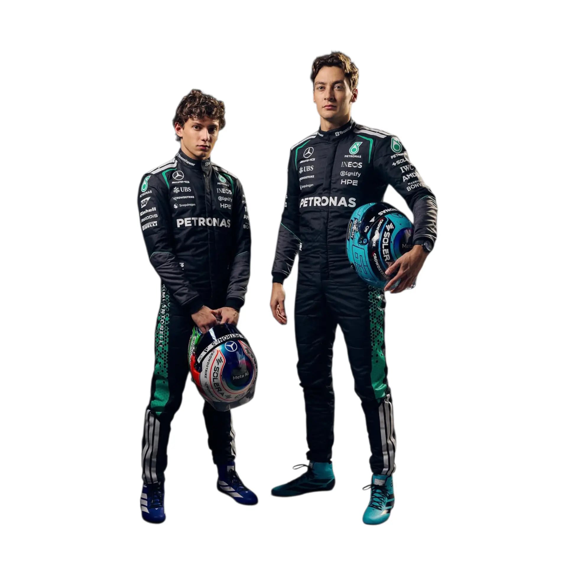 2026 Andrea Kimi Antonelli & George Russell Mercedes Replica Suit image 1