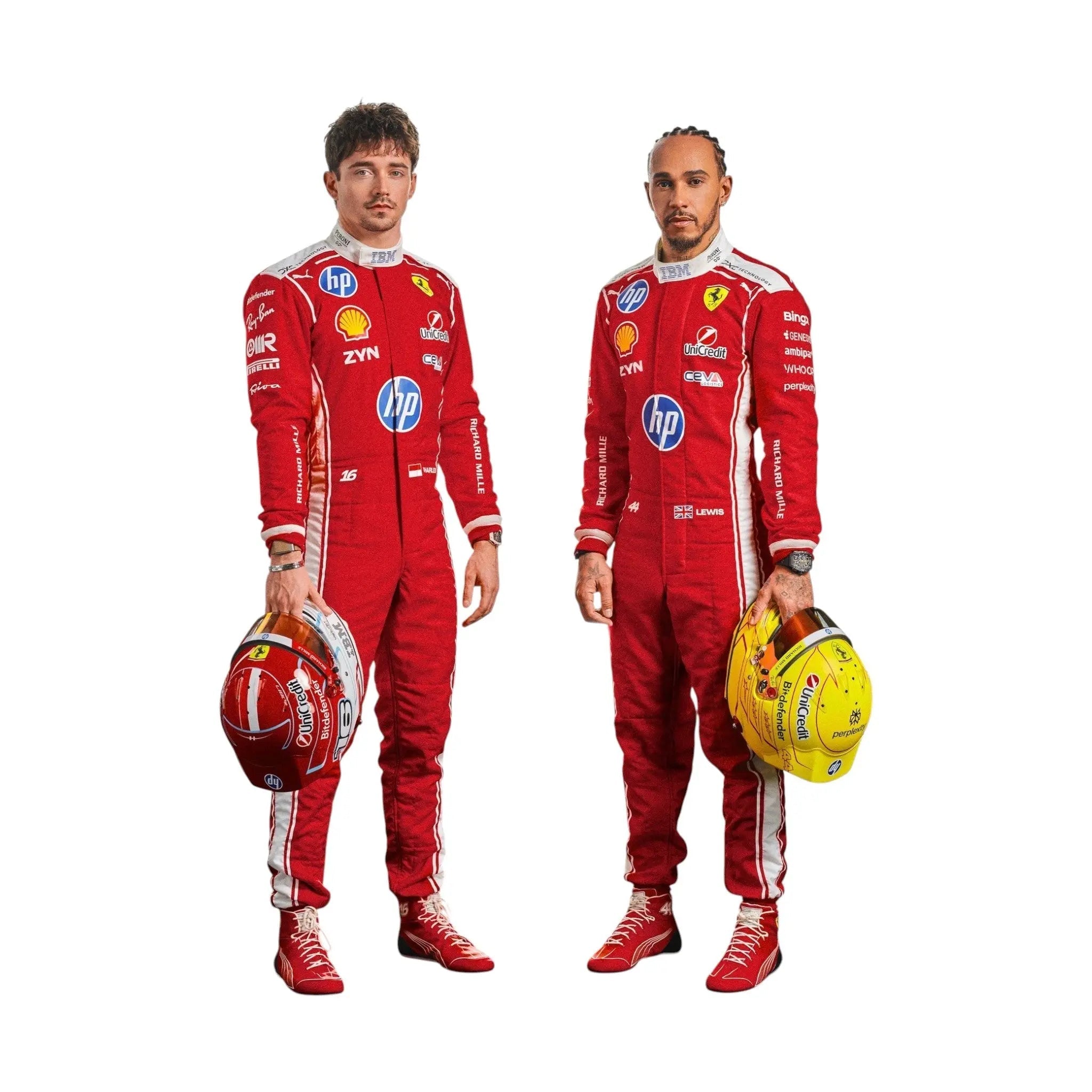 NEW 2026 Scuderia Ferrari HP Replica F1 Team Race Suit image 1