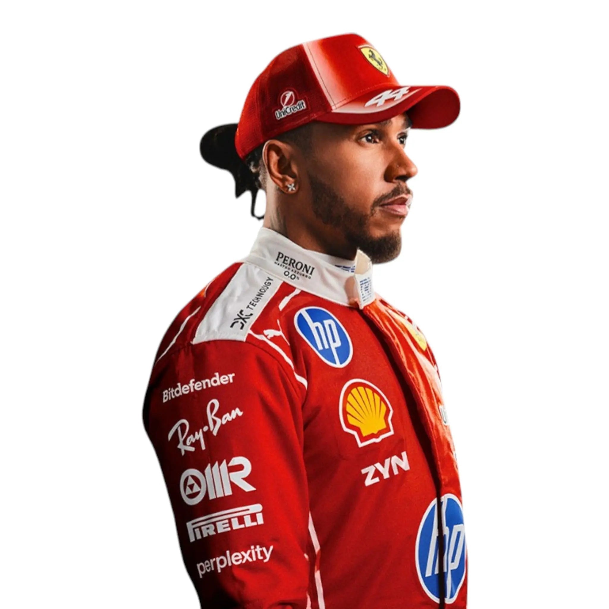 2026 Lewis Hamilton Scuderia Ferrari HP Replica F1 Team Race Suit image 3