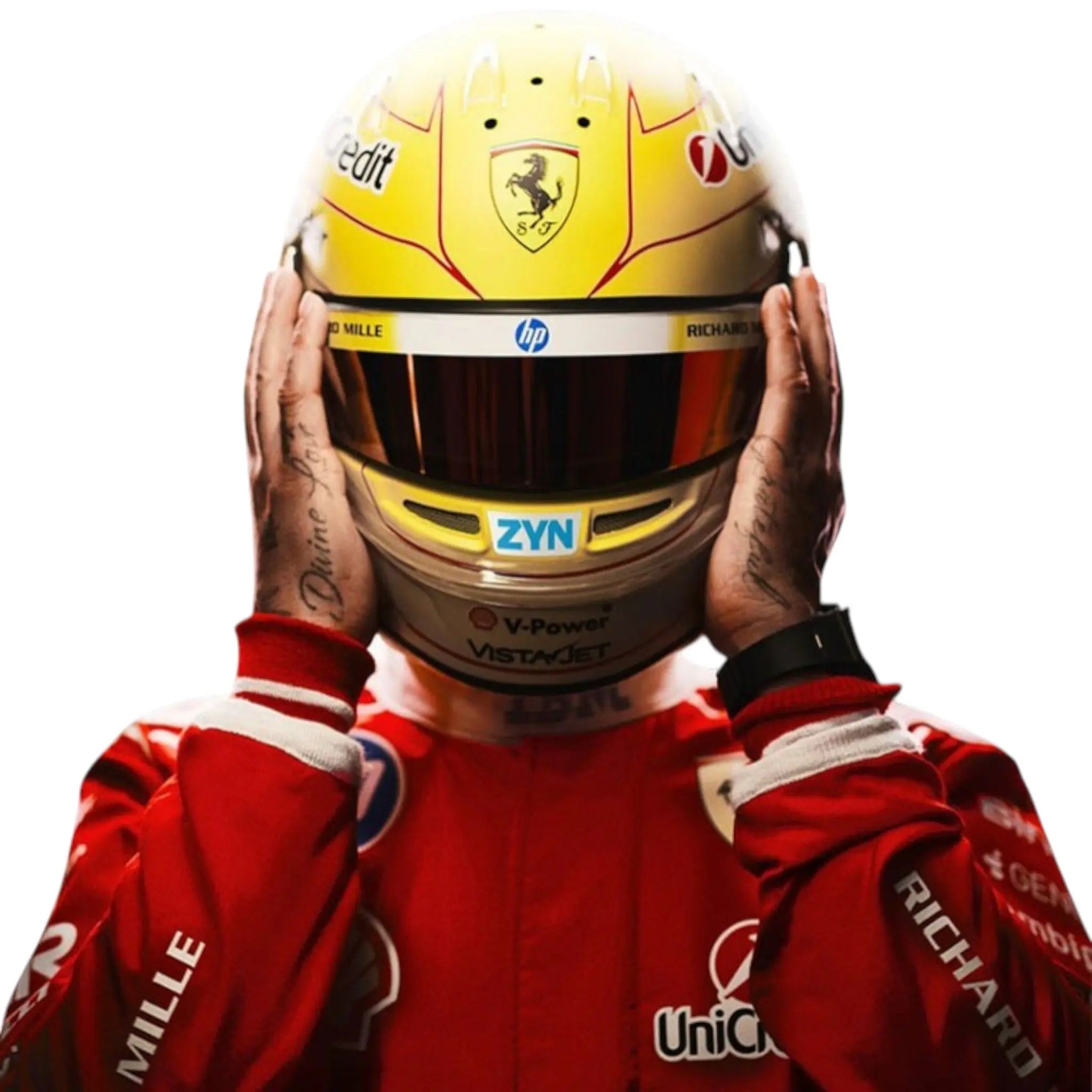 2026 Lewis Hamilton Scuderia Ferrari HP Replica F1 Team Race Suit image 4