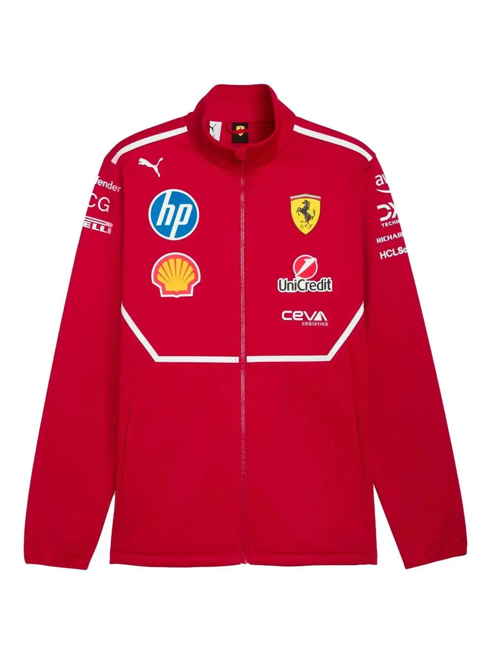2025 Scuderia Ferrari F1 Team Softshell zip jacket image 1