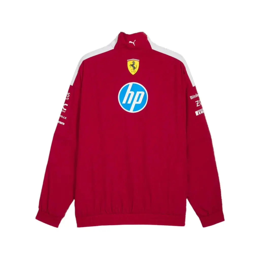 2025 Scuderia Ferrari F1 Team T7 Oversized Jacket - Dark Cherry image 2