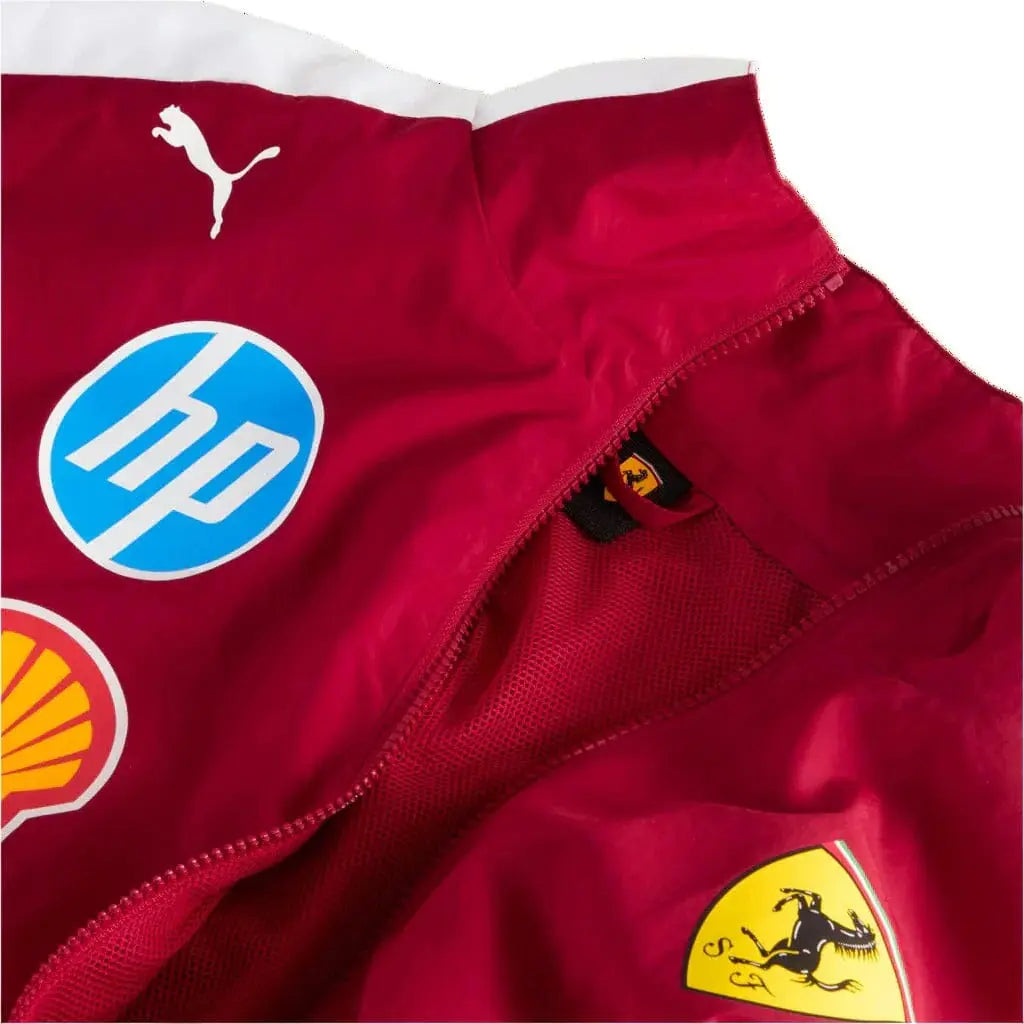 2025 Scuderia Ferrari F1 Team T7 Oversized Jacket - Dark Cherry image 3