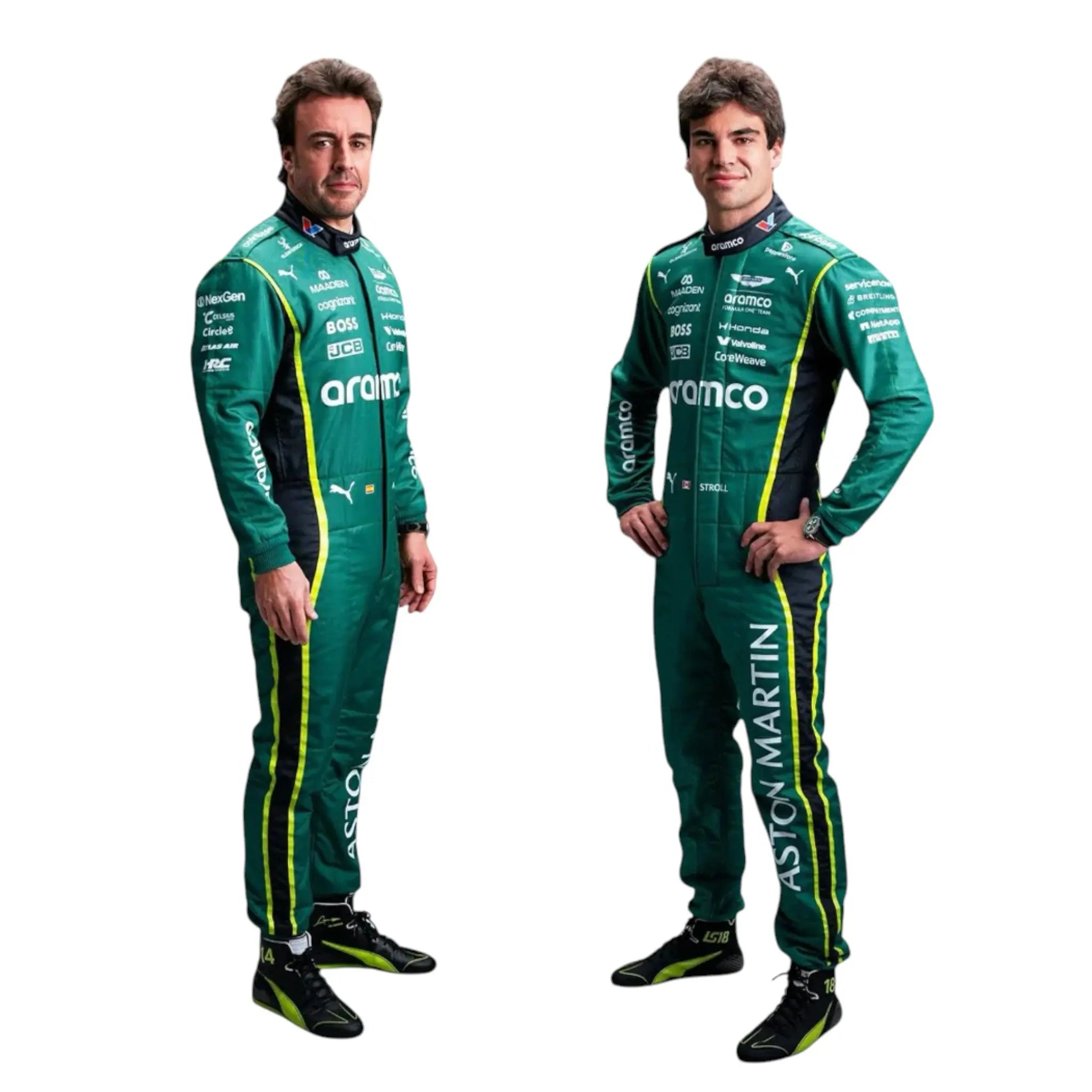 2026 Fernando Alonso & Lance Stroll Aston Martin F1 Racing Suit image 1