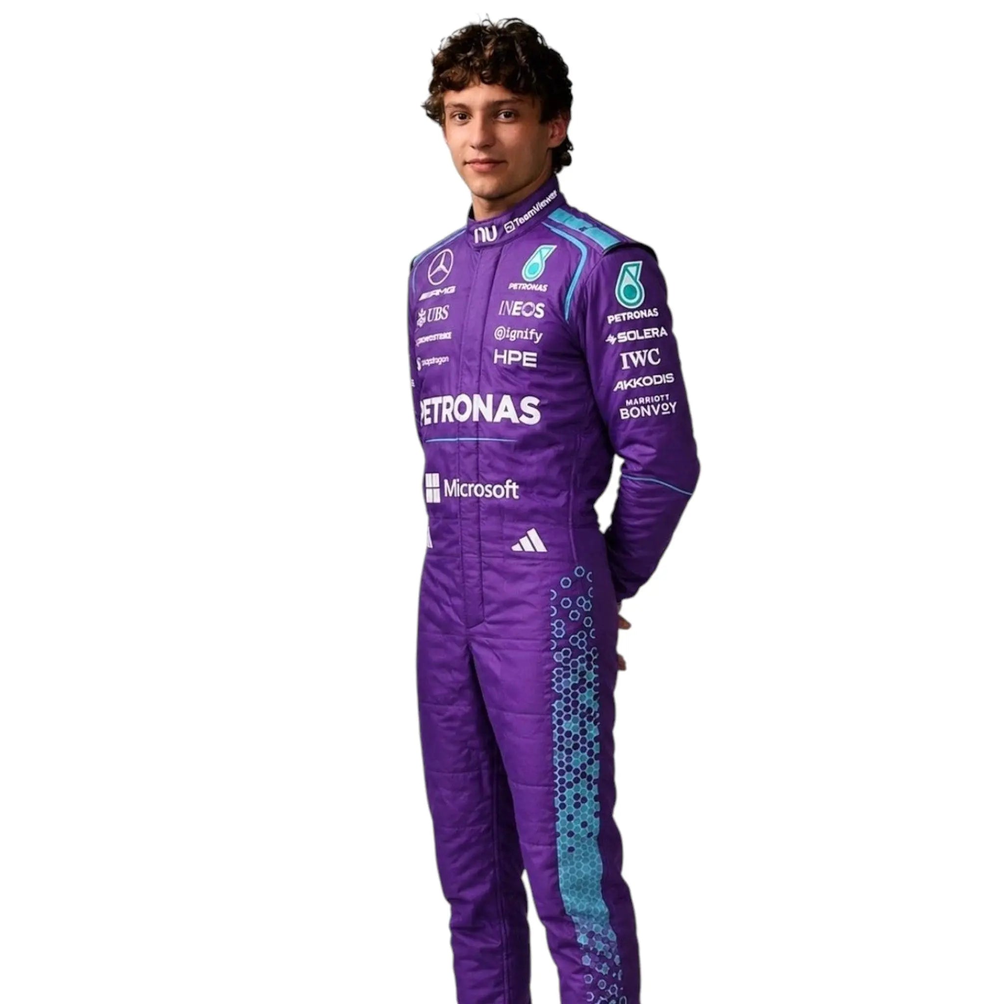 New 2026 NU Mercedes MIAMI GP F1 Race Suit image 2