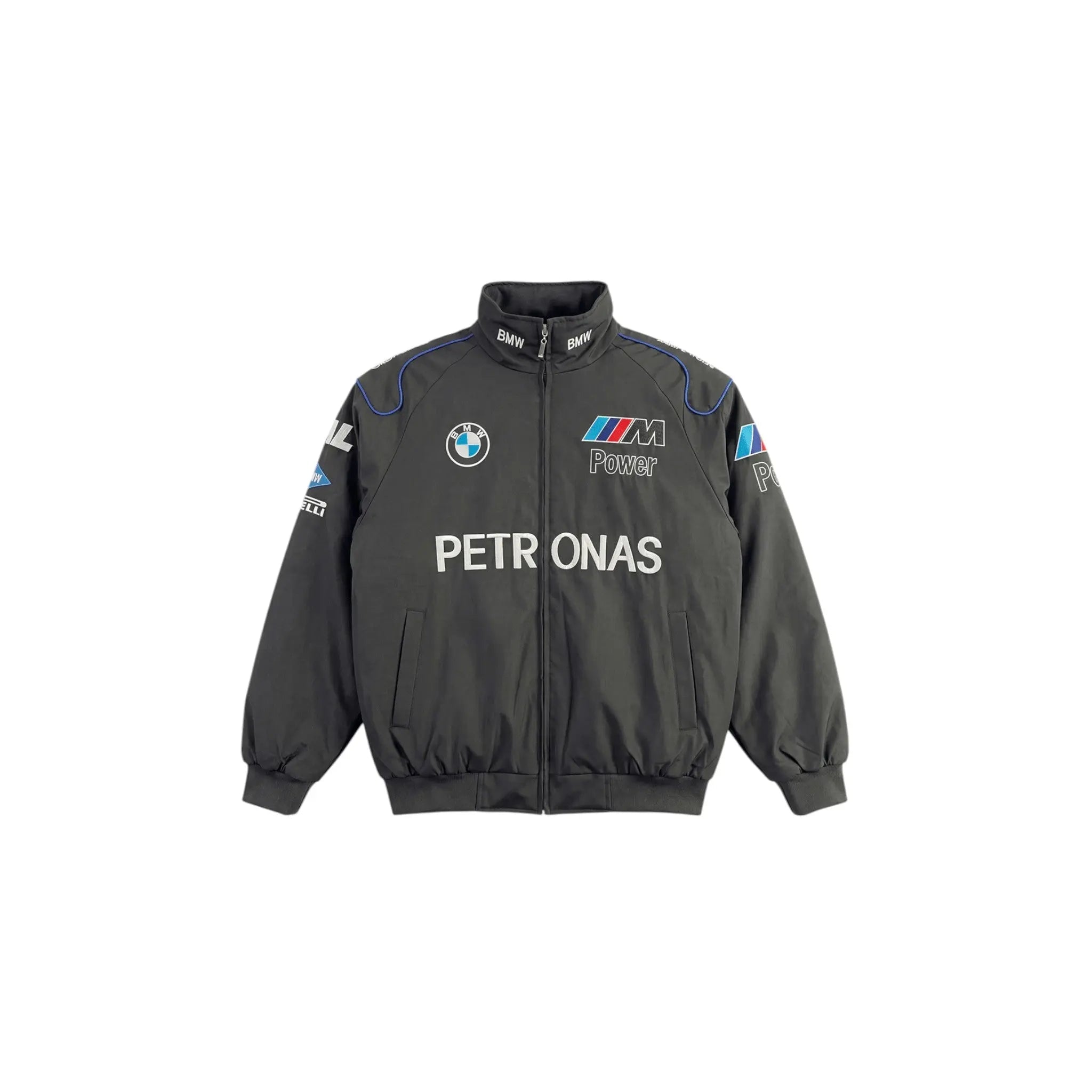 BMW F1 Vintage Racing Jacket – Black Edition image 1