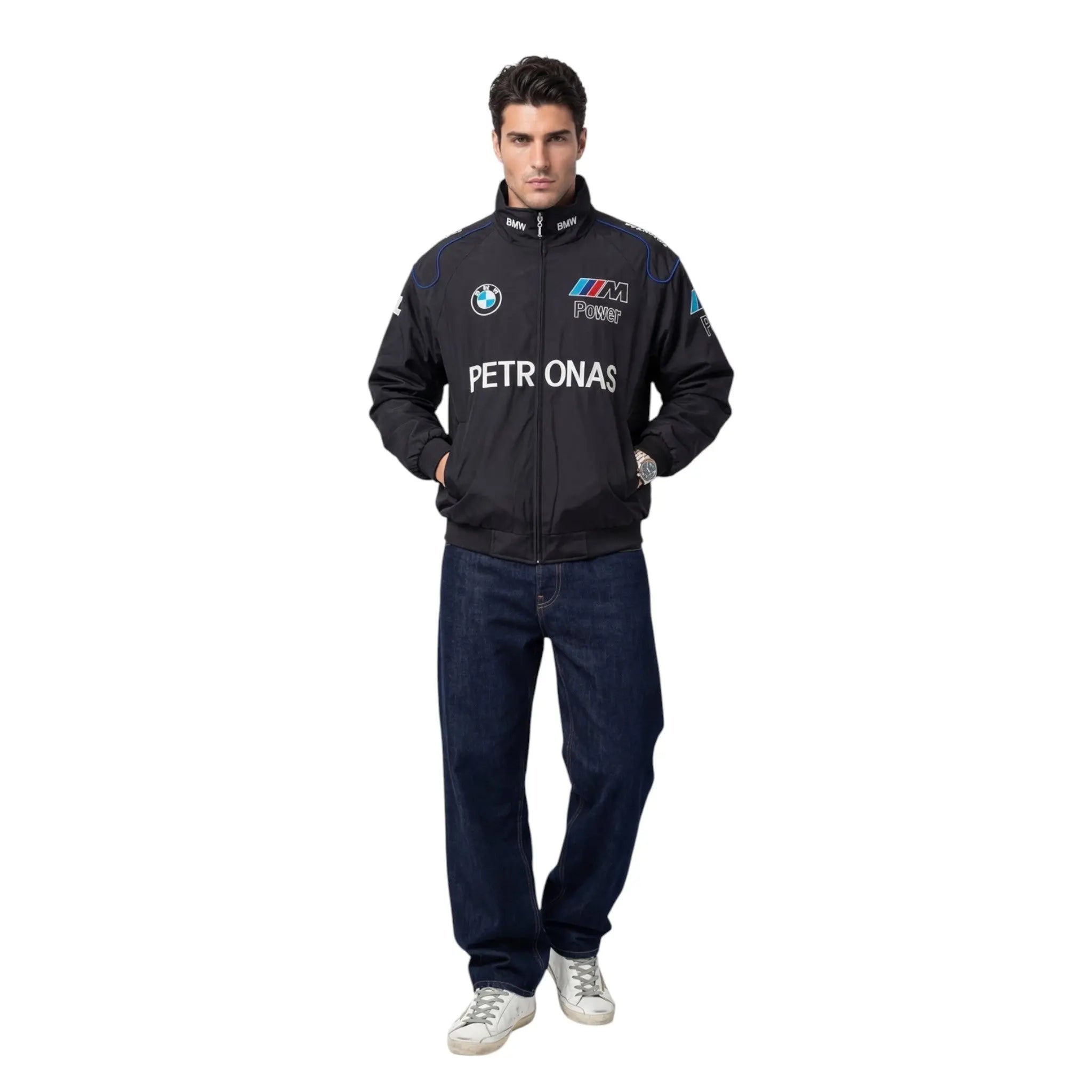 BMW F1 Vintage Racing Jacket – Black Edition image 5