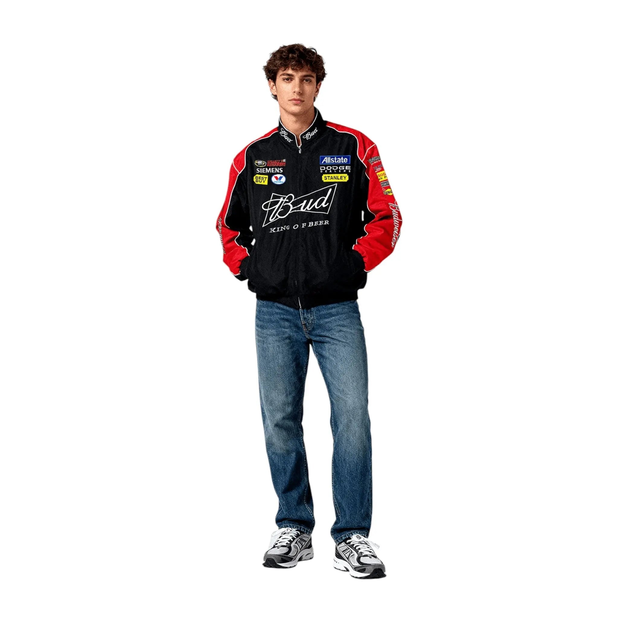 Budweiser Racing Vintage Jacket - Black Edition image 5