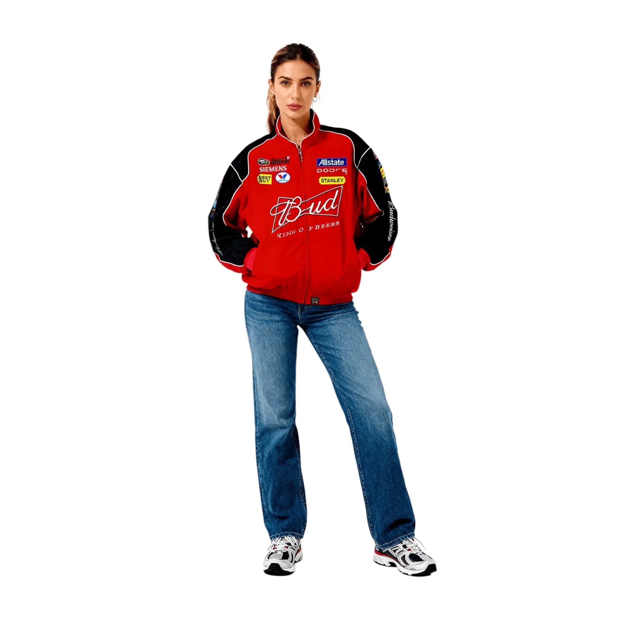 Budweiser Racing Vintage Jacket - Red Edition image 3