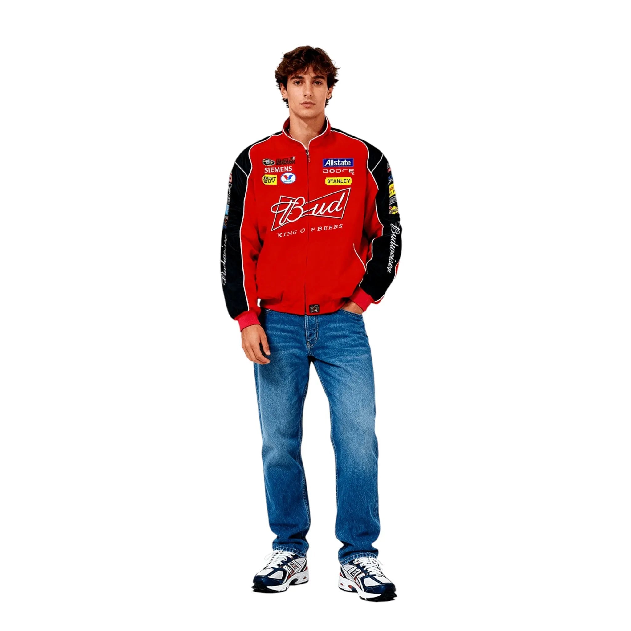 Budweiser Racing Vintage Jacket - Red Edition image 5